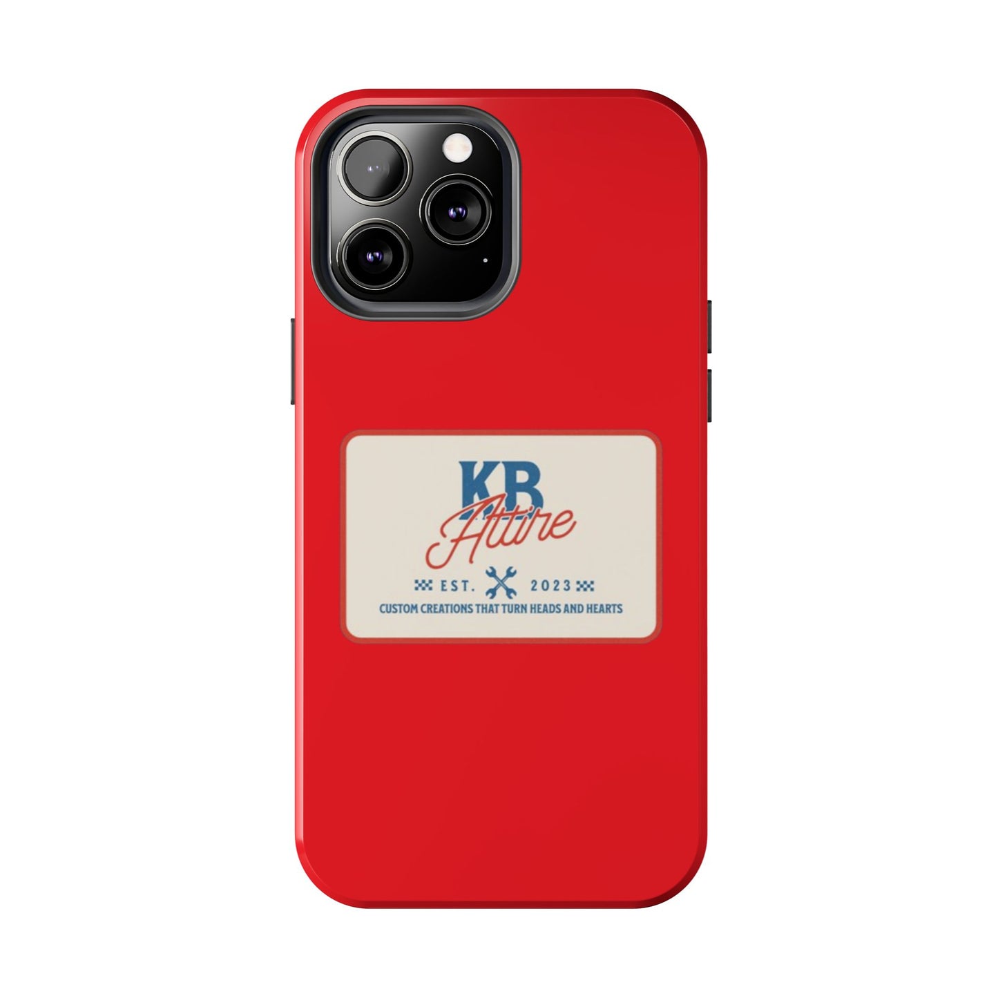 KB Attire 'The Patch' Phone Case (Red)