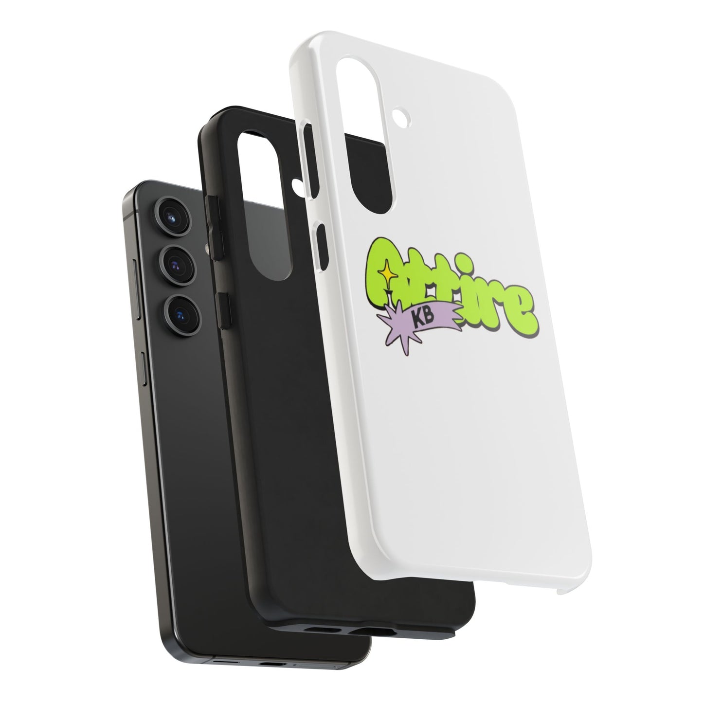 KB Attire Cartoon Phone Case (White)
