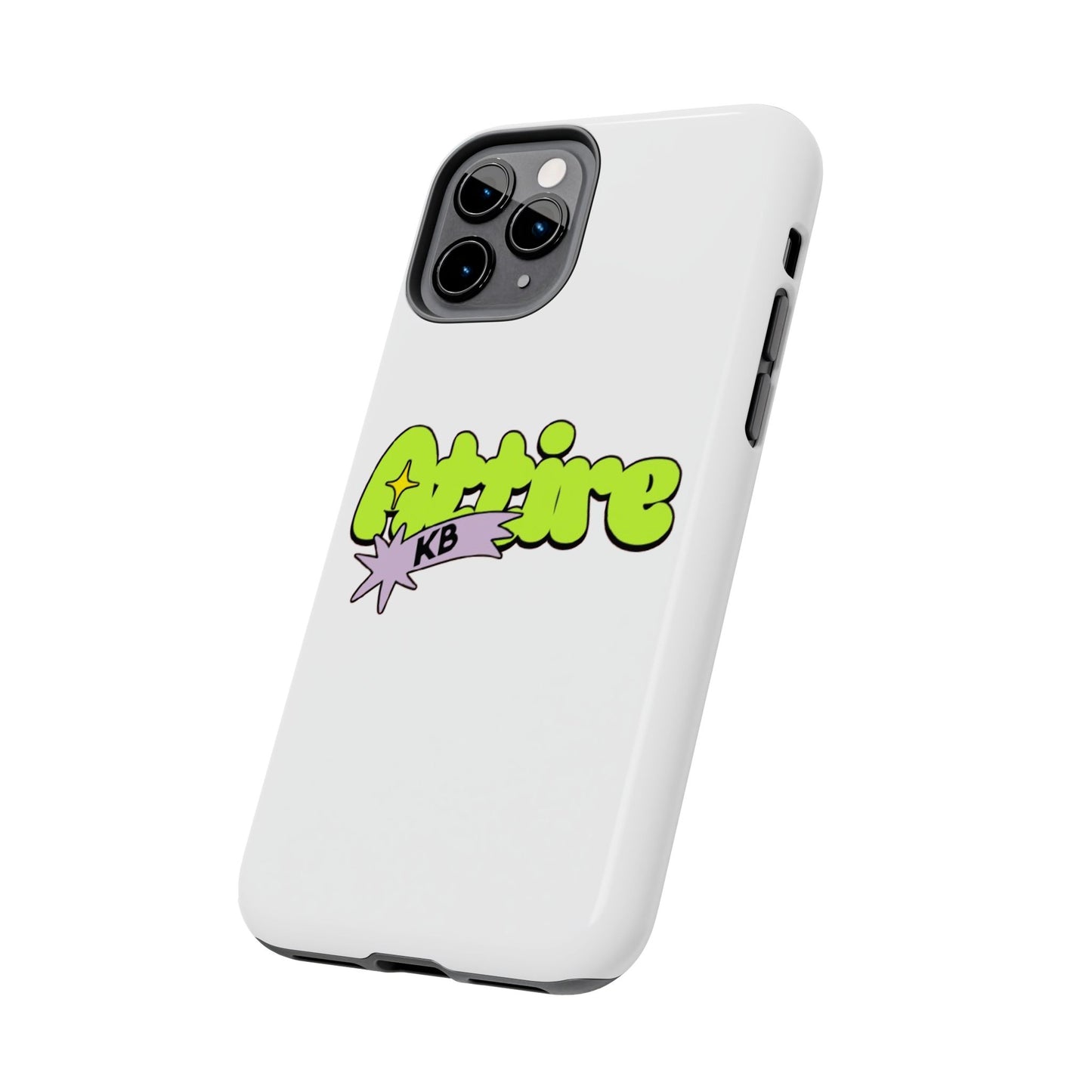 KB Attire Cartoon Phone Case (White)