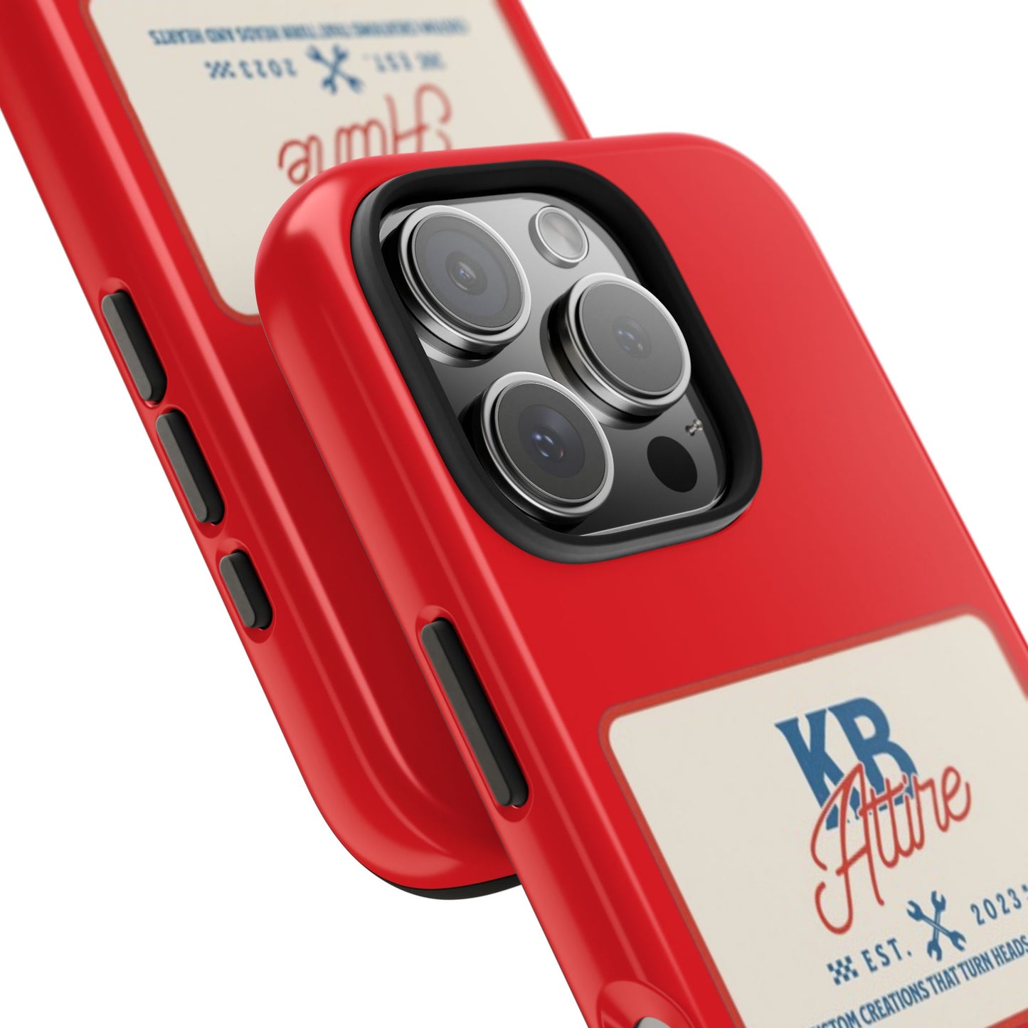 KB Attire 'The Patch' Phone Case (Red)
