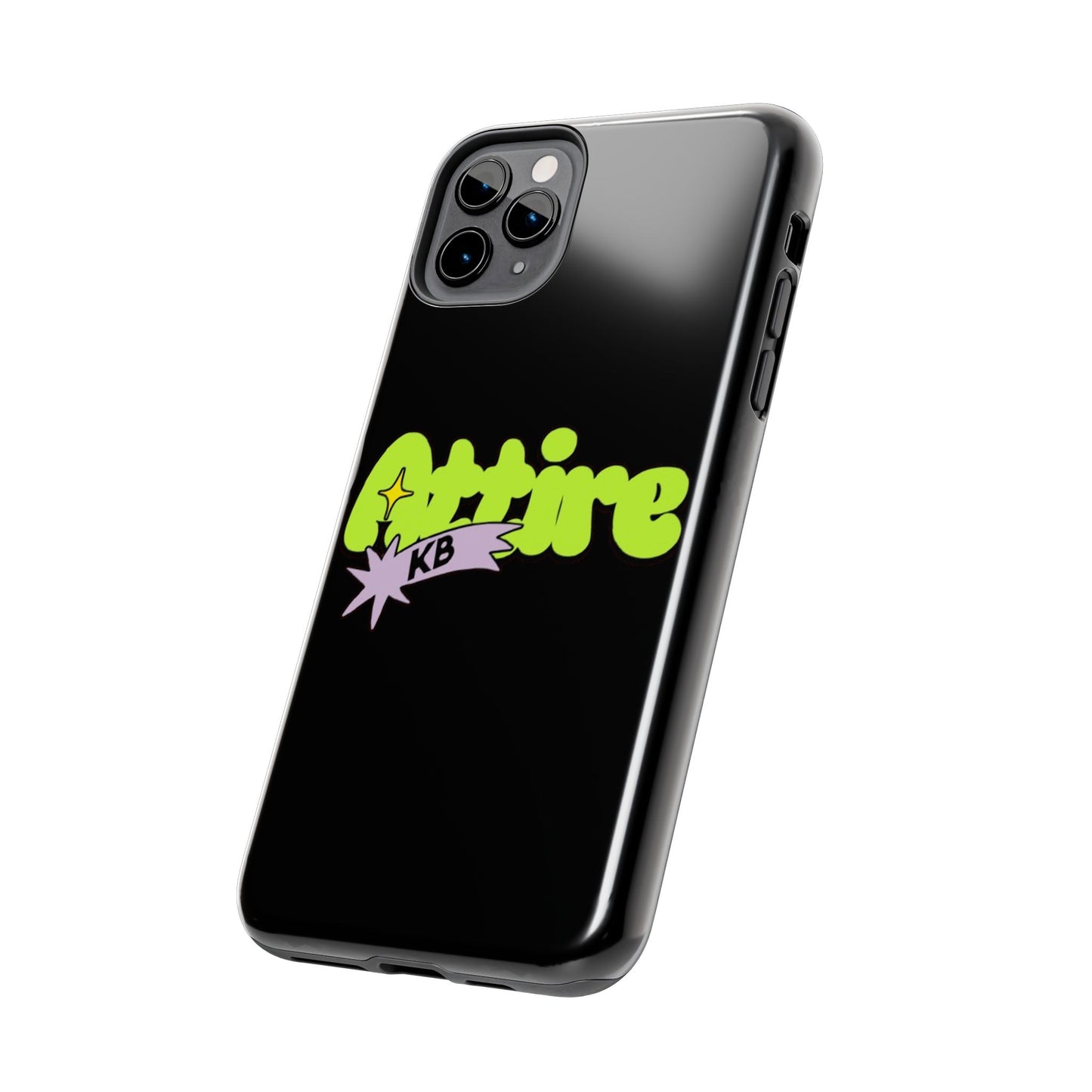 KB Attire Cartoon Phone Case (Black)