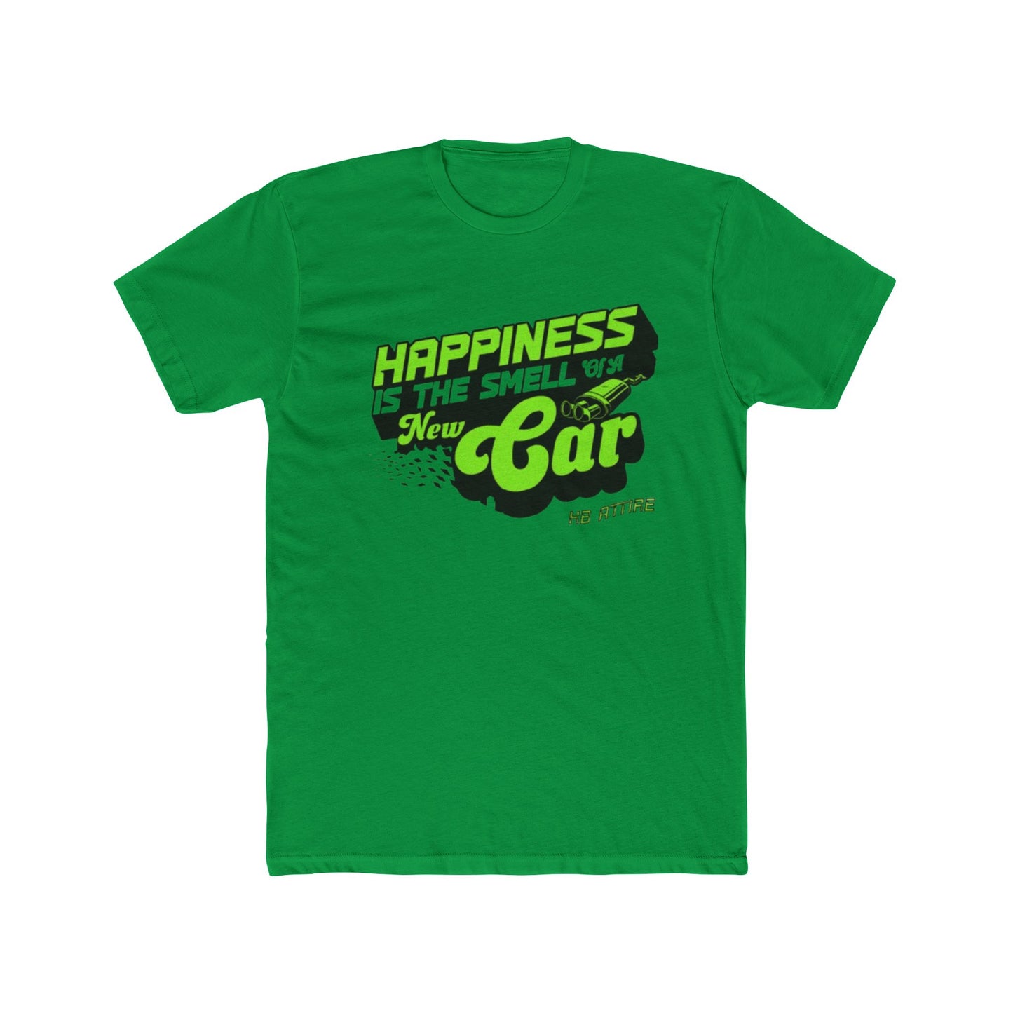 Happiness Is the Smell of New Car Unisex Cotton Crew Tee