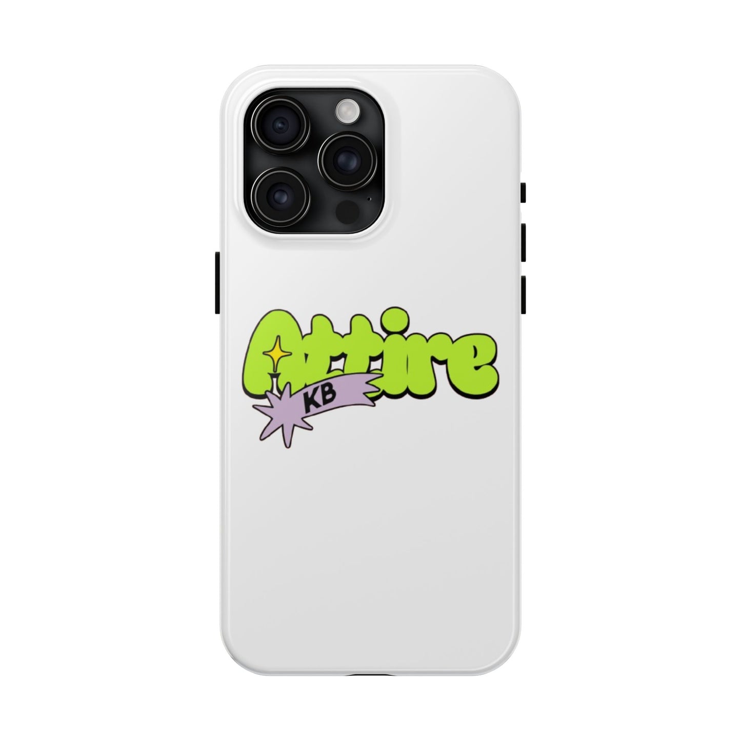 KB Attire Cartoon Phone Case (White)