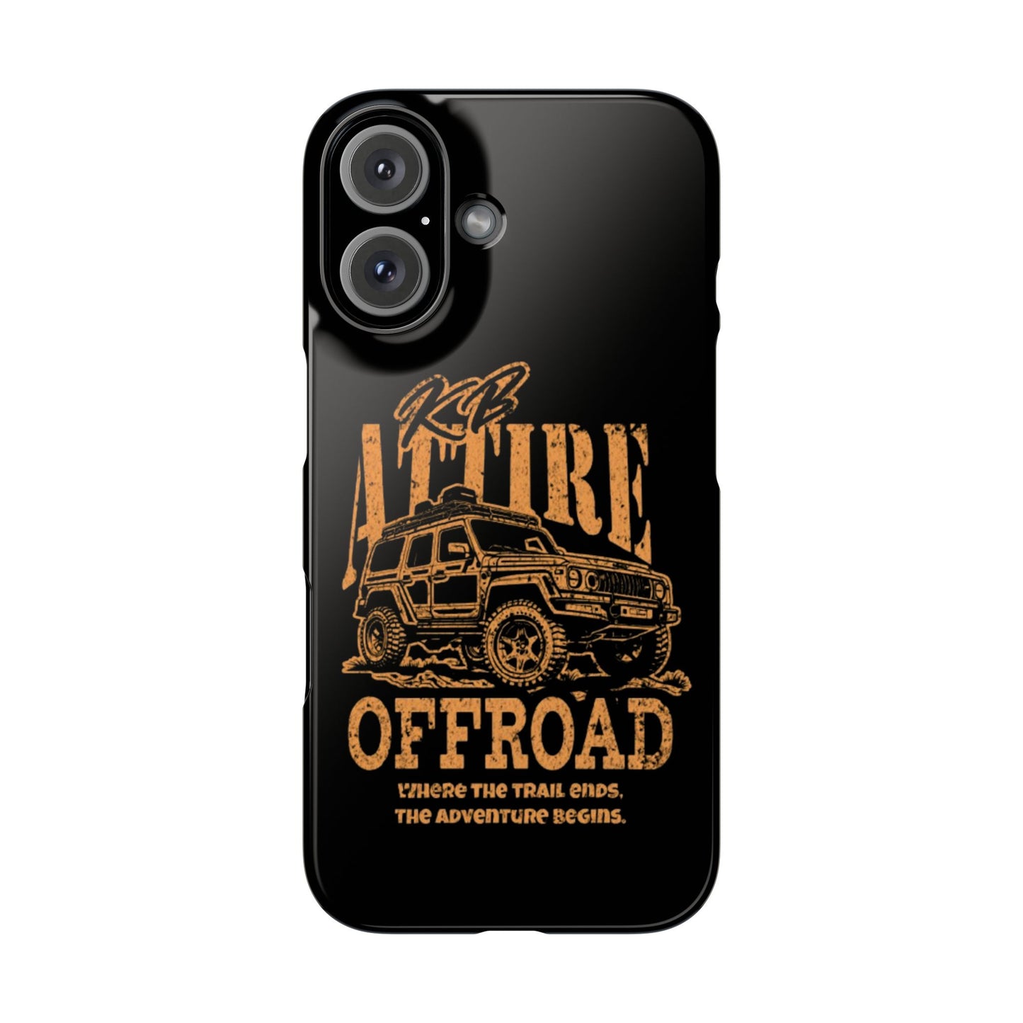 KB Attire Offroad Adventure IPhone Case (Black)