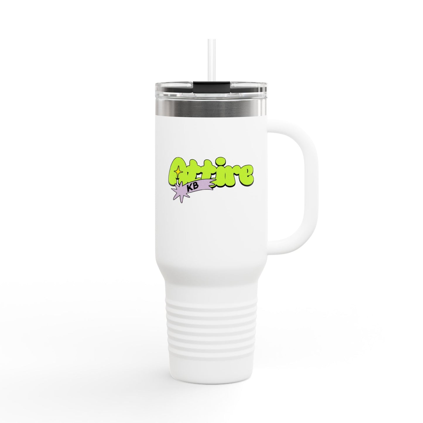 KB Attire Cartoon Travel Mug for On-the-Go 40oz Thermal Cup