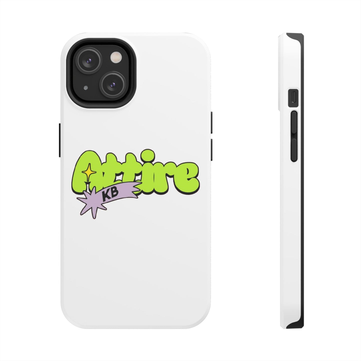 KB Attire Cartoon Phone Case (White)