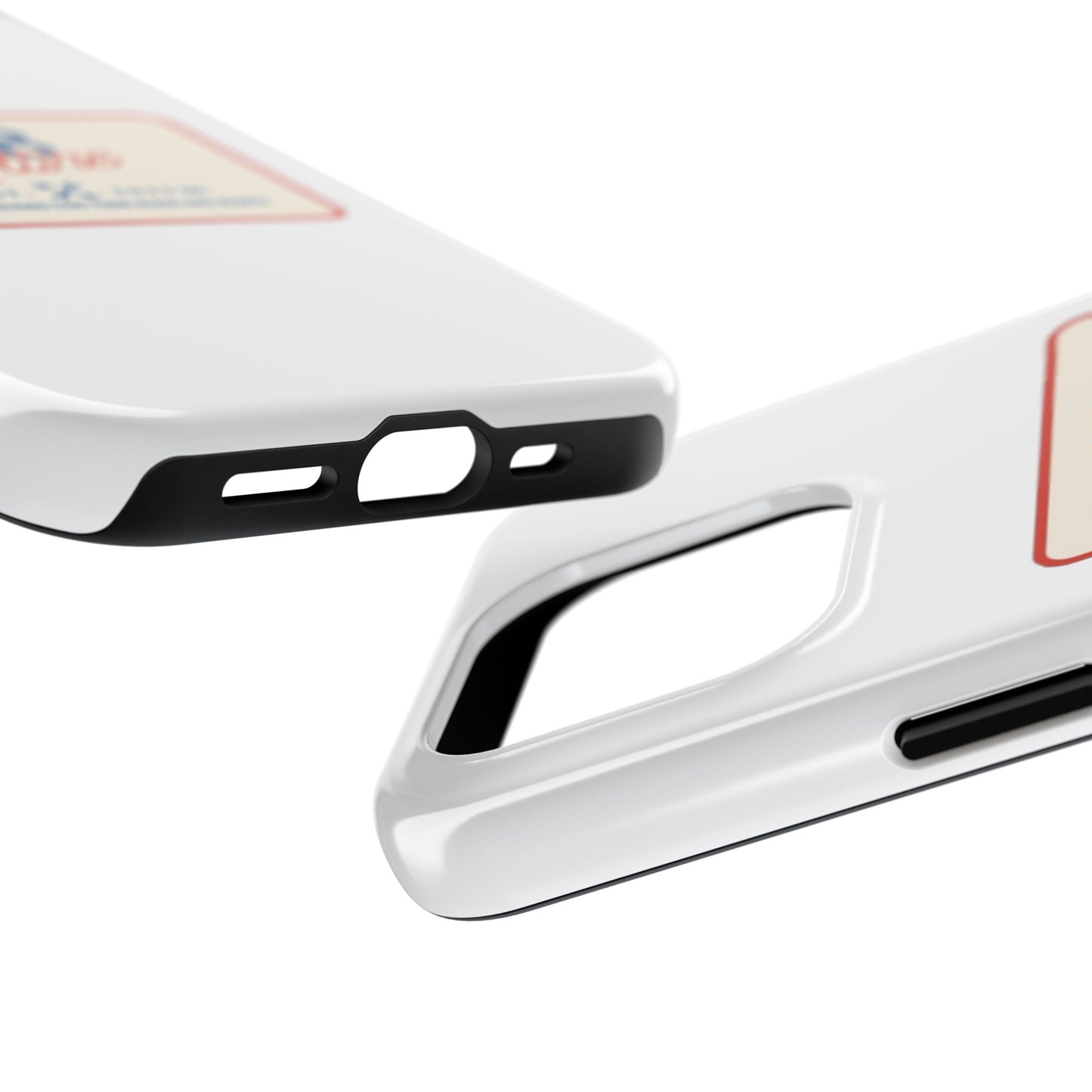 KB Attire 'The Patch' Phone Case (White)