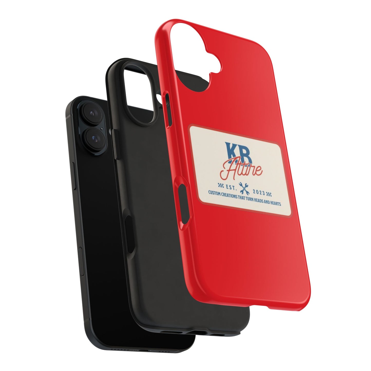 KB Attire 'The Patch' Phone Case (Red)