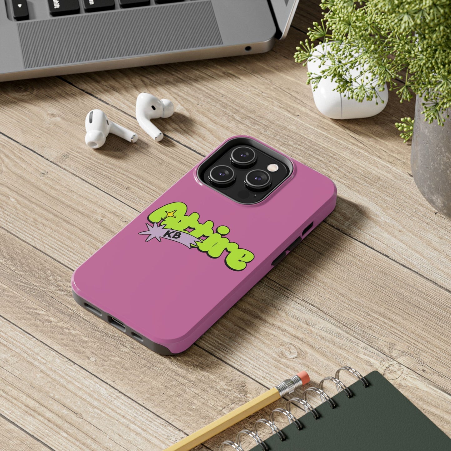 KB Attire Cartoon Phone Case (Pink)