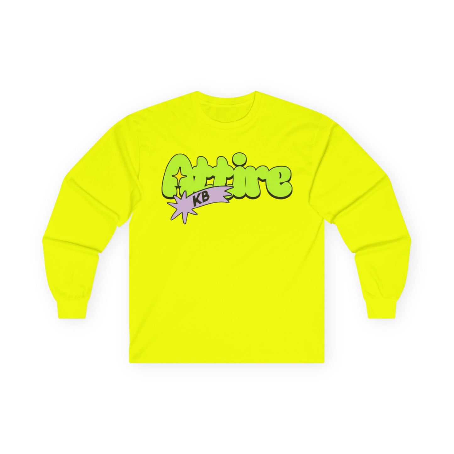 KB Attire Cartoon Graphic Long Sleeve Tee