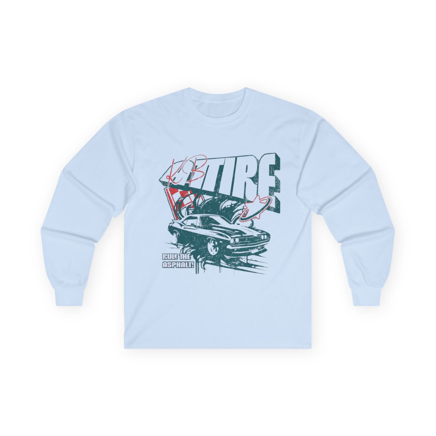 'Retro Car' Long Sleeve Tee