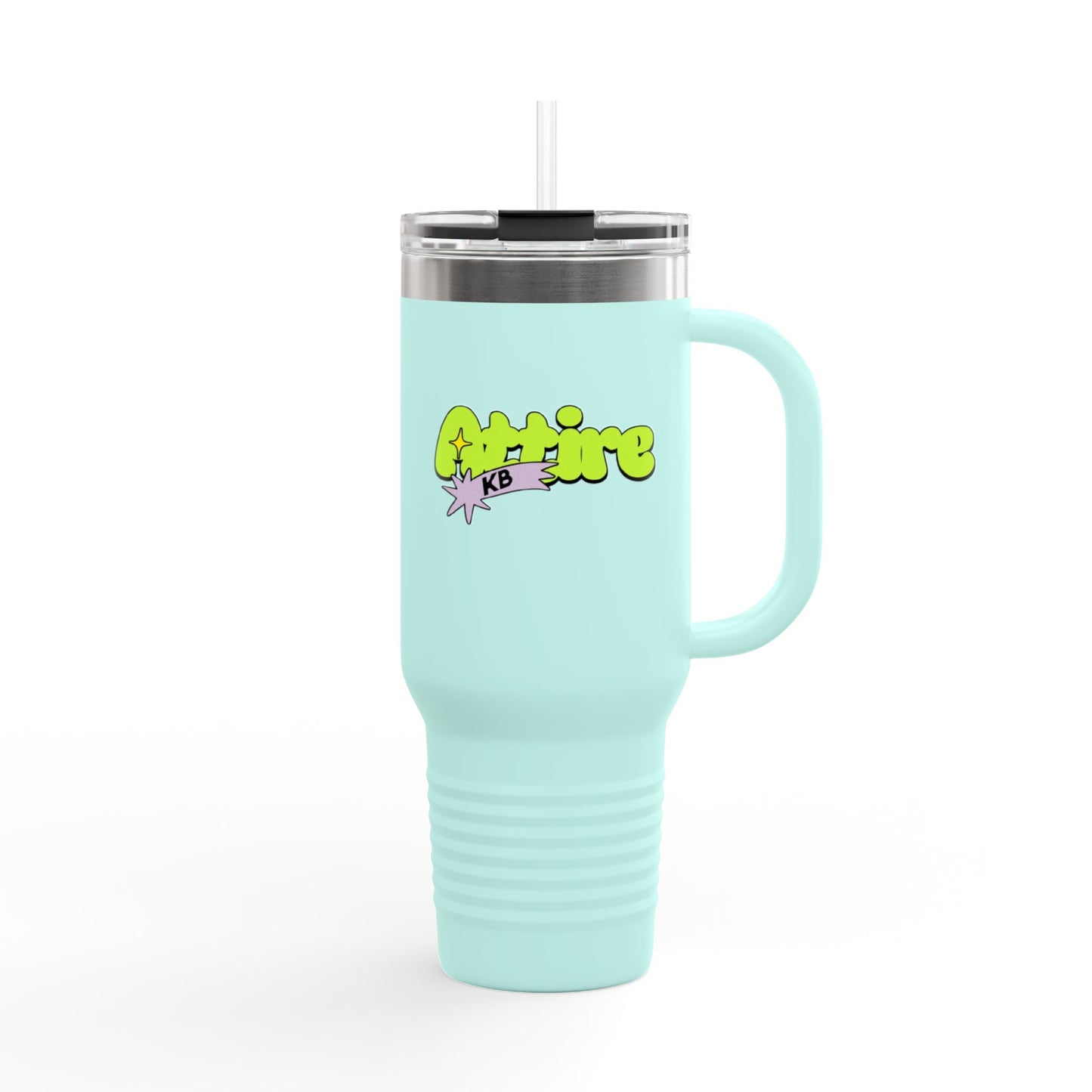 KB Attire Cartoon Travel Mug for On-the-Go 40oz Thermal Cup