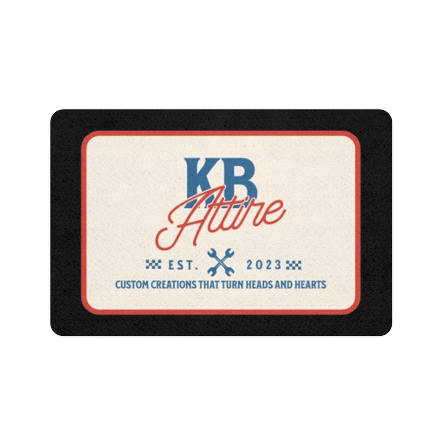 KB Attire "The Logo" Pet Food Mat