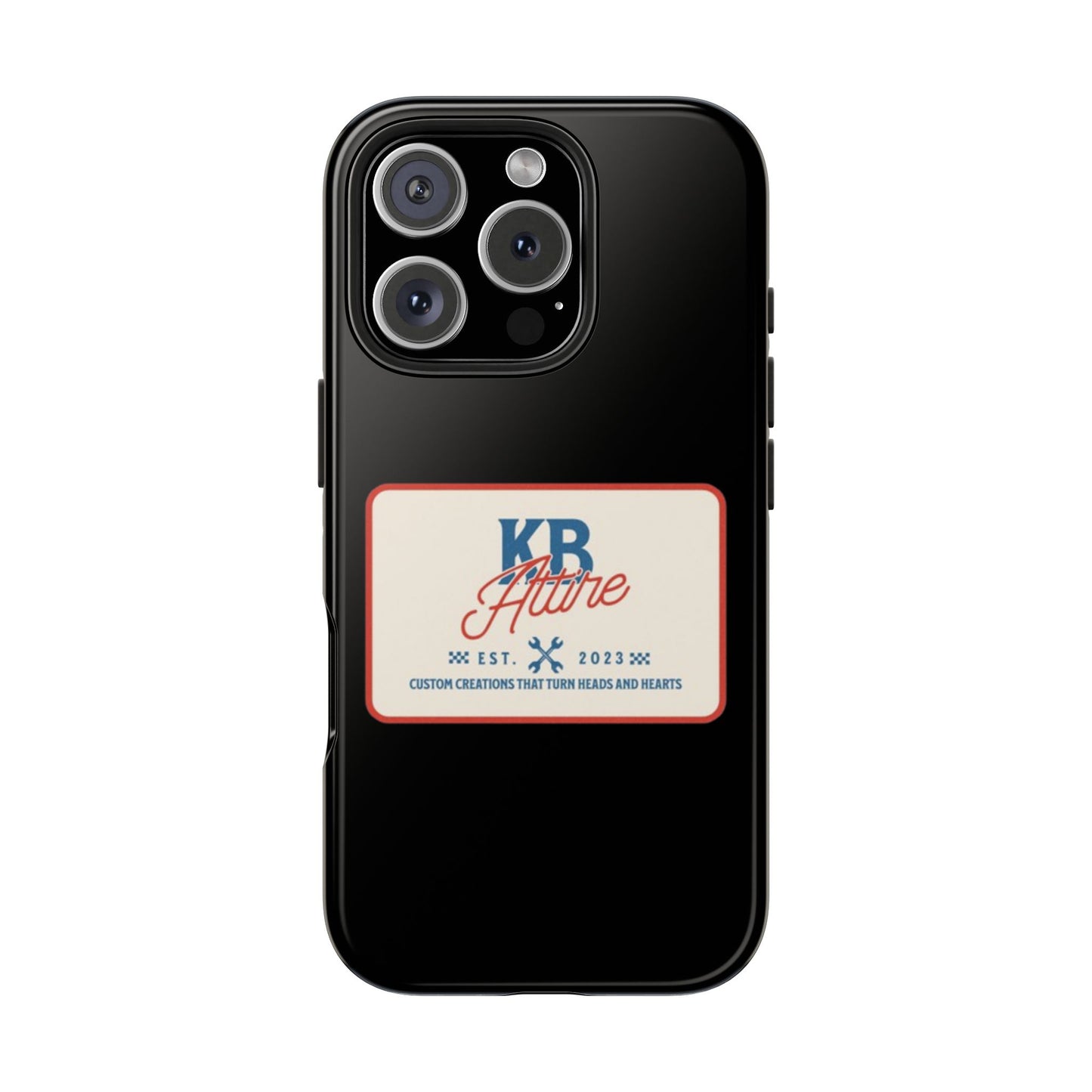 KB Attire 'The Patch' Phone Case (Black)