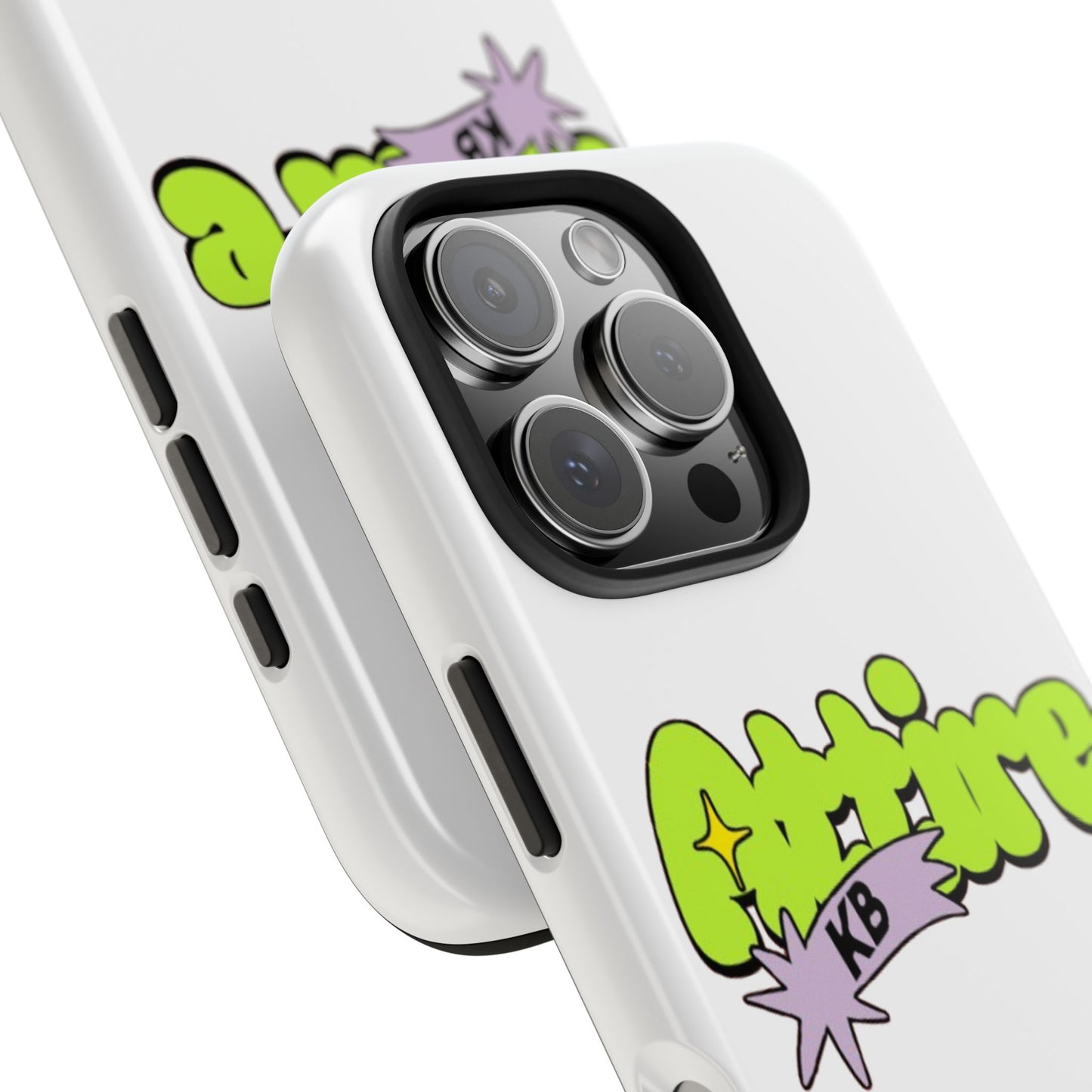 KB Attire Cartoon Phone Case (White)