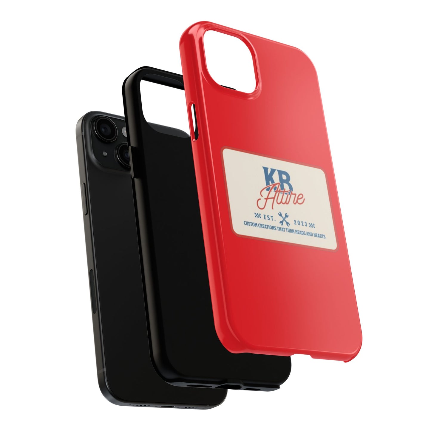 KB Attire 'The Patch' Phone Case (Red)