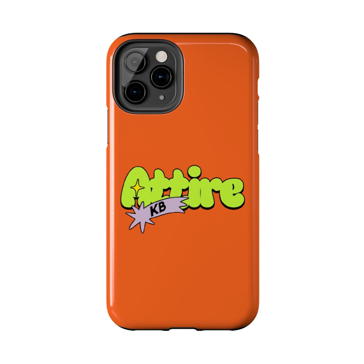KB Attire Cartoon Phone Case (Orange)