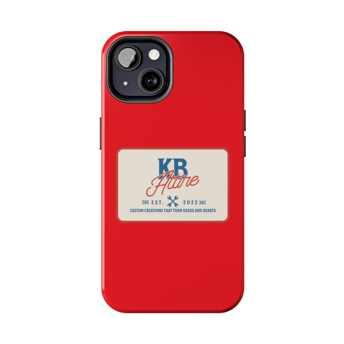 KB Attire 'The Patch' Phone Case (Red)