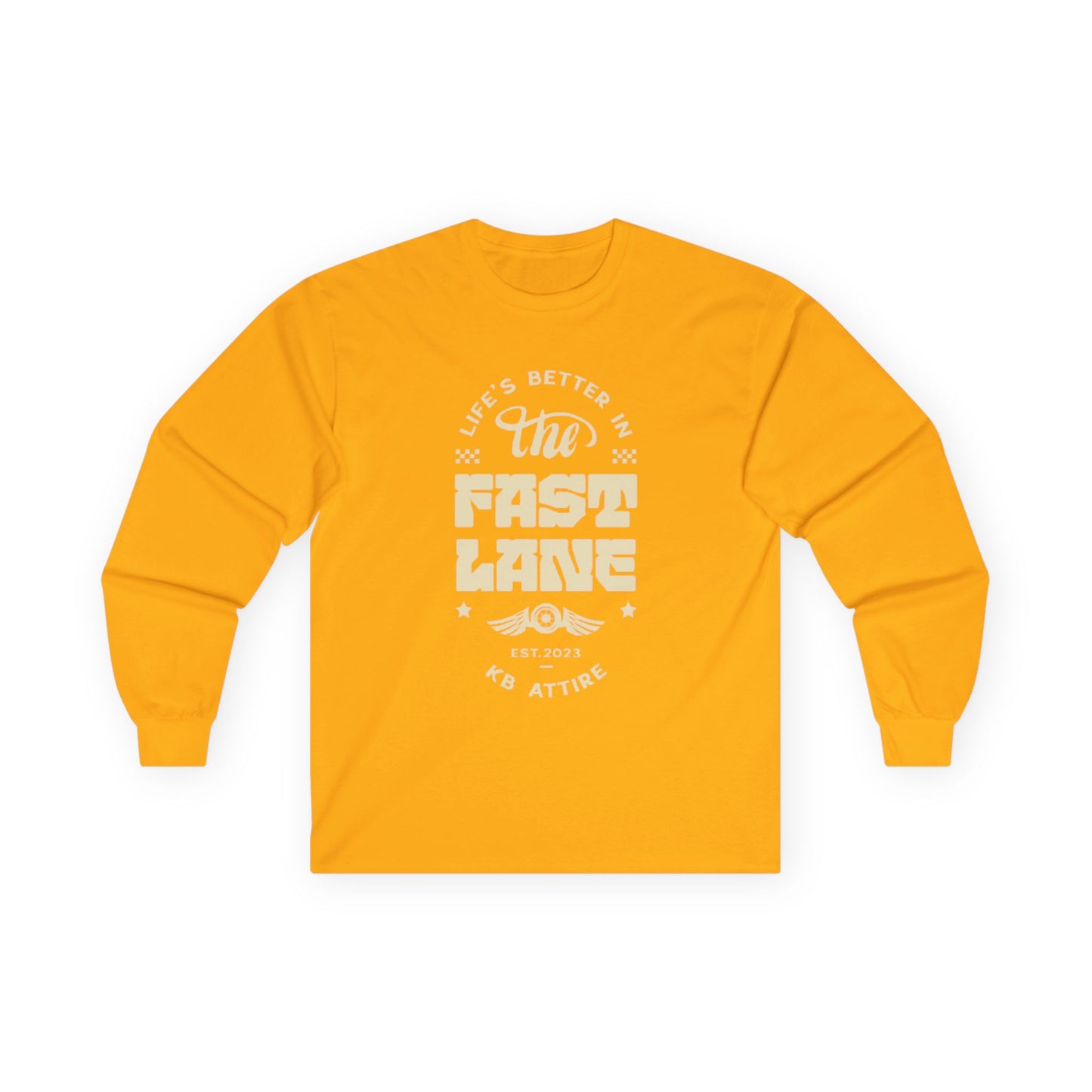 Unisex Long Sleeve 'Fast Lane' Tee