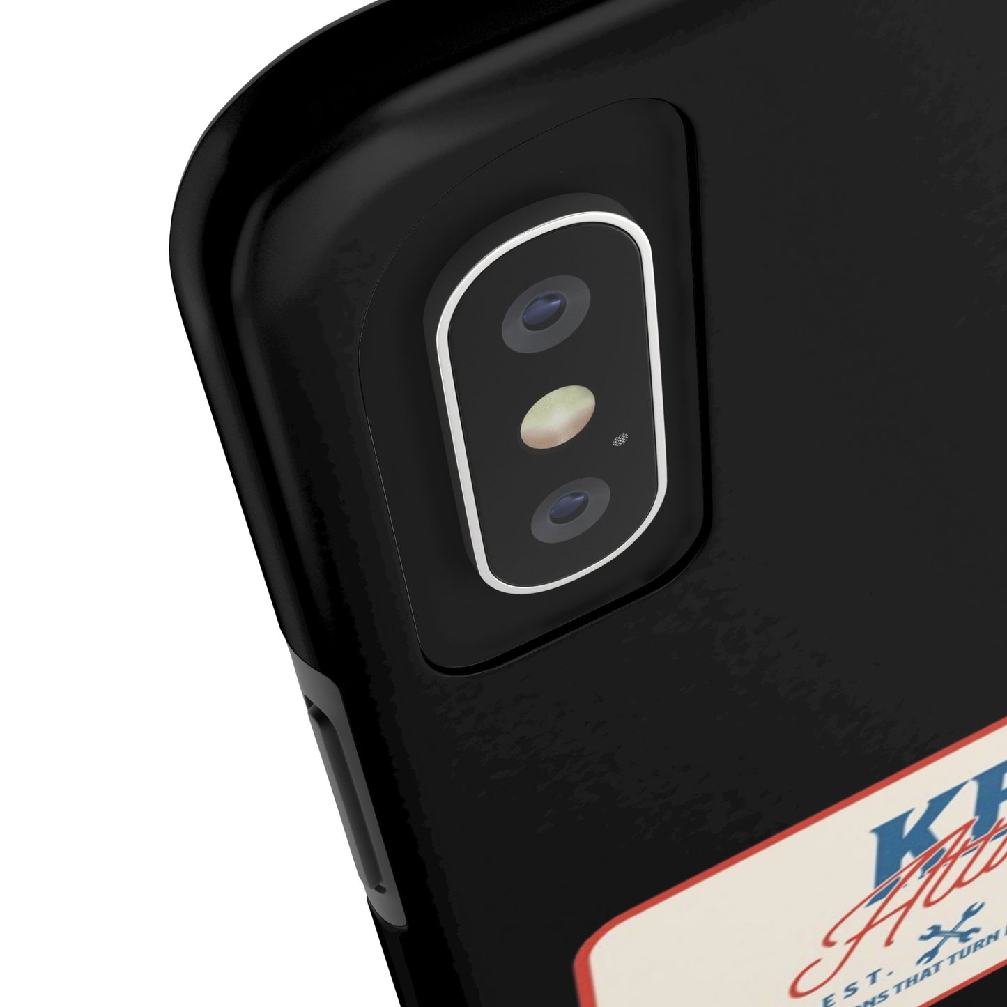 KB Attire 'The Patch' Phone Case (Black)