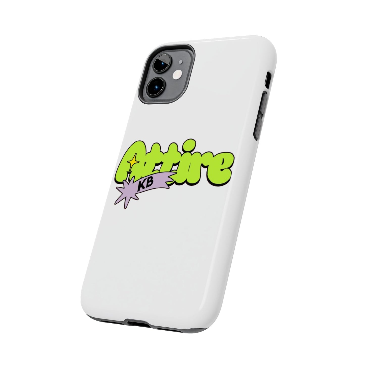 KB Attire Cartoon Phone Case (White)