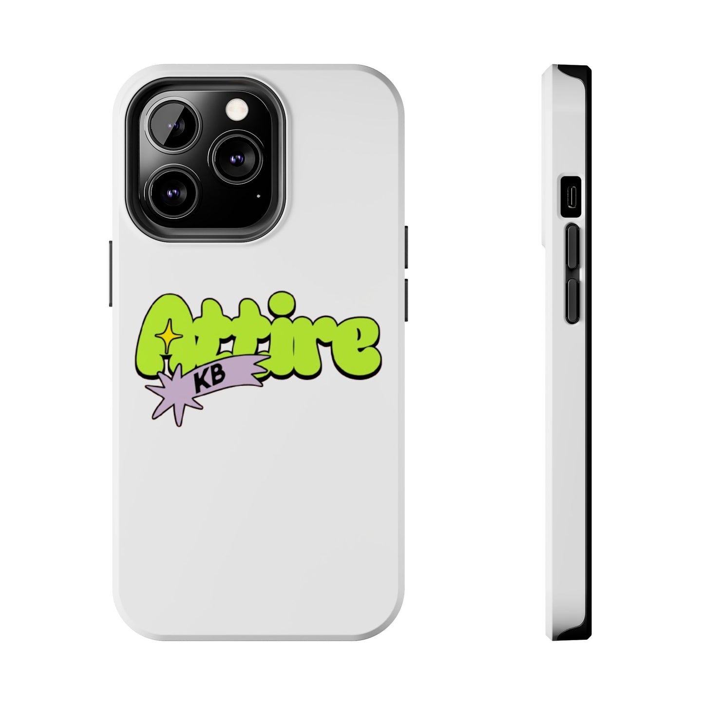KB Attire Cartoon Phone Case (White)