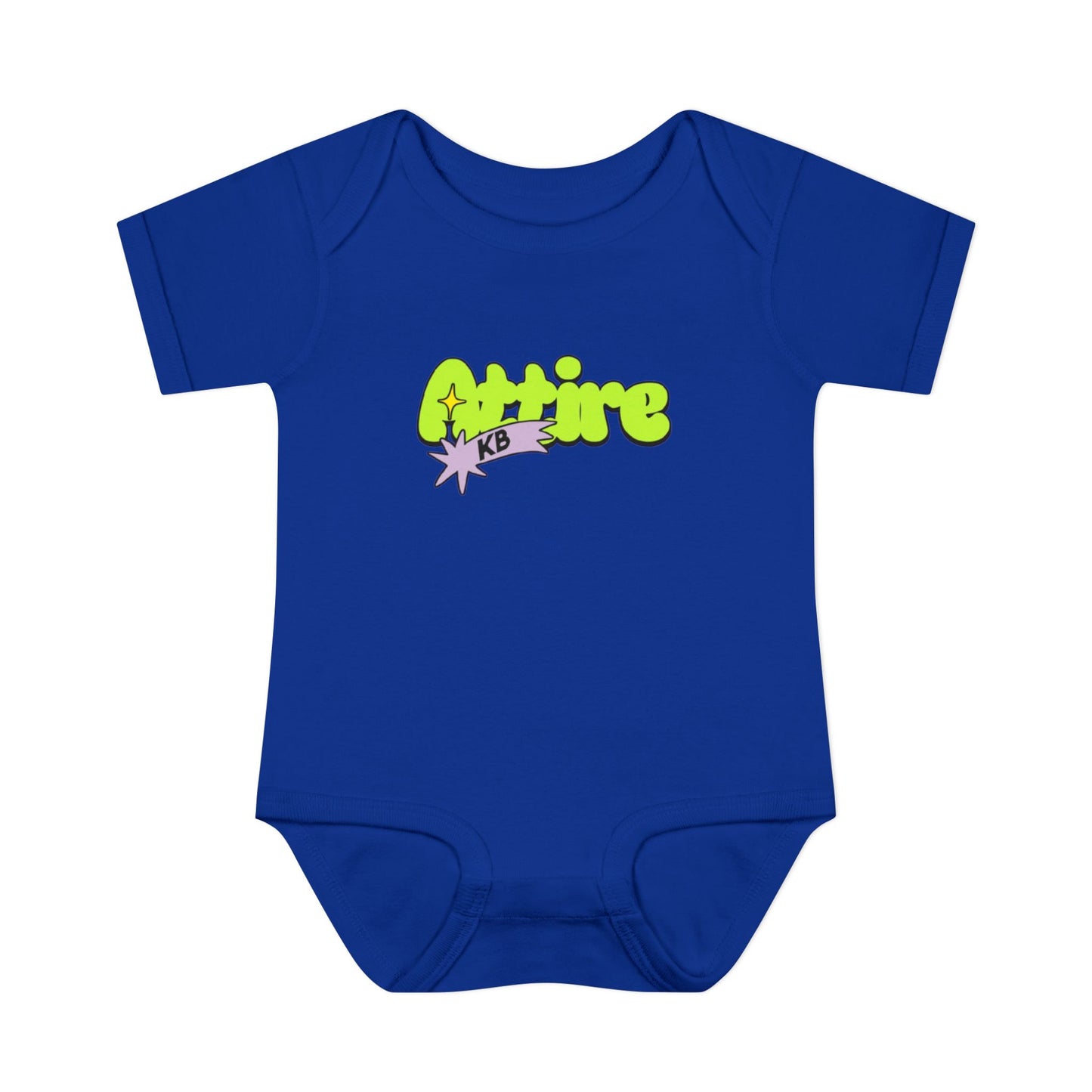 KB Attire Infant Bodysuit with "Cartoon" Logo