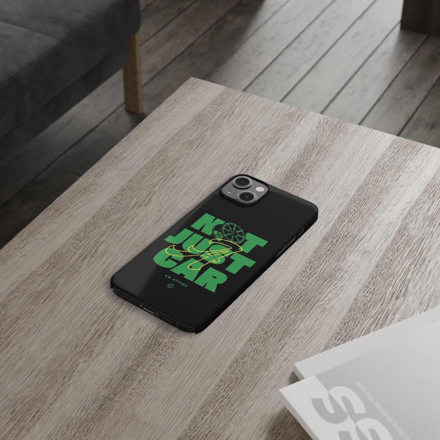Not Just A Car Slim IPhone Cases (Black)