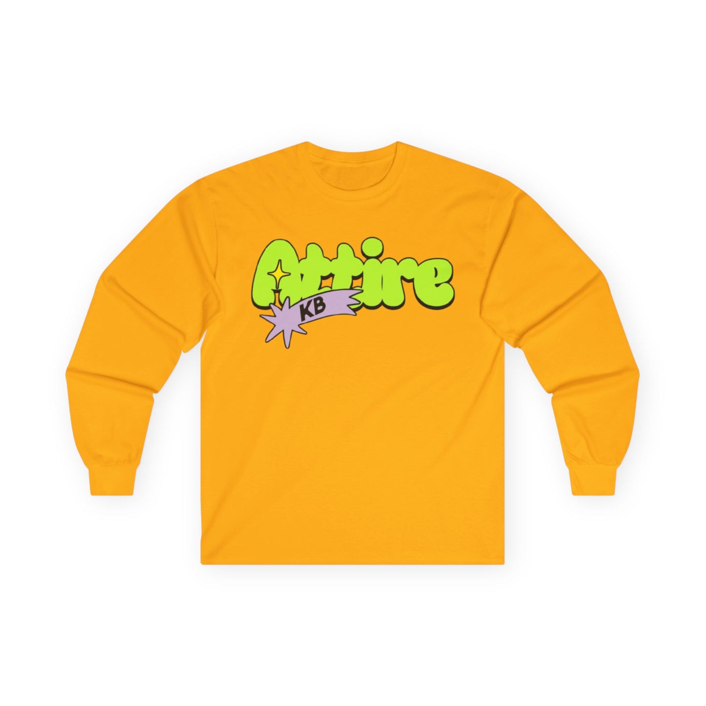 KB Attire Cartoon Graphic Long Sleeve Tee