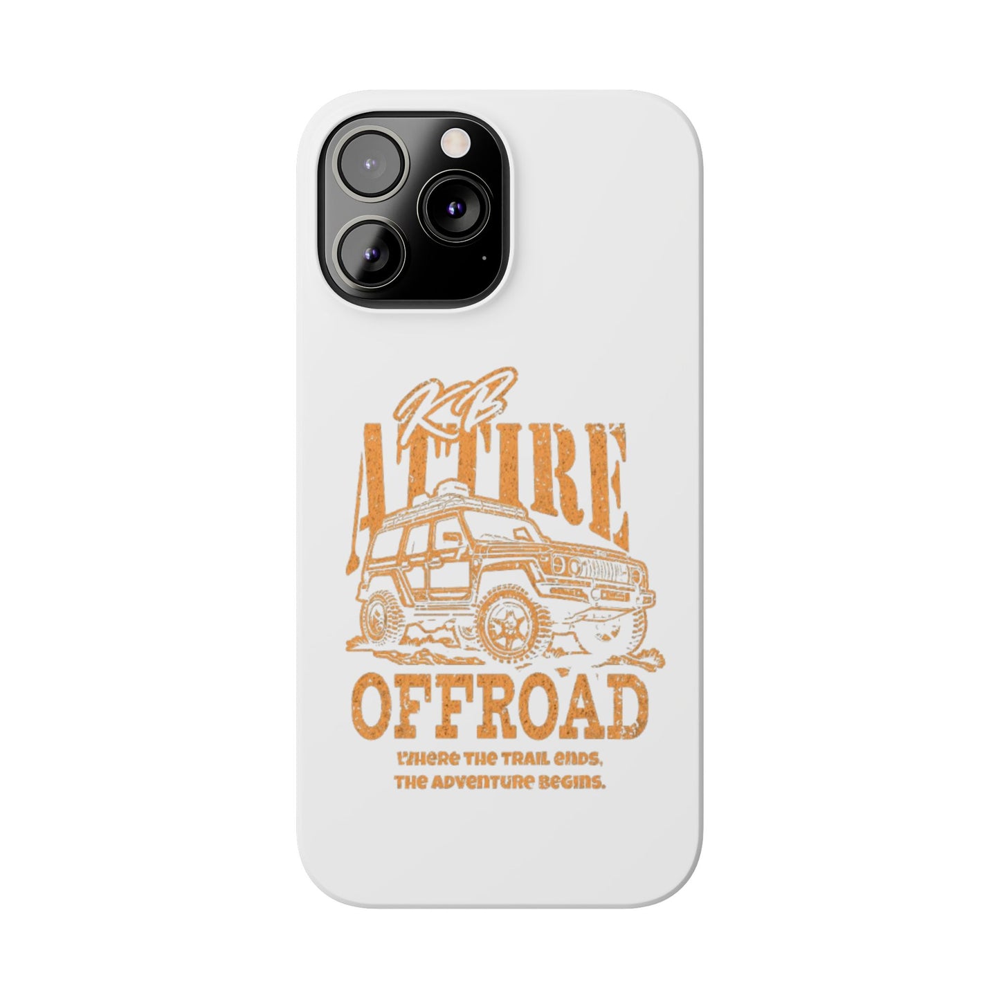 KB Attire Offroad Adventure IPhone Case (White)
