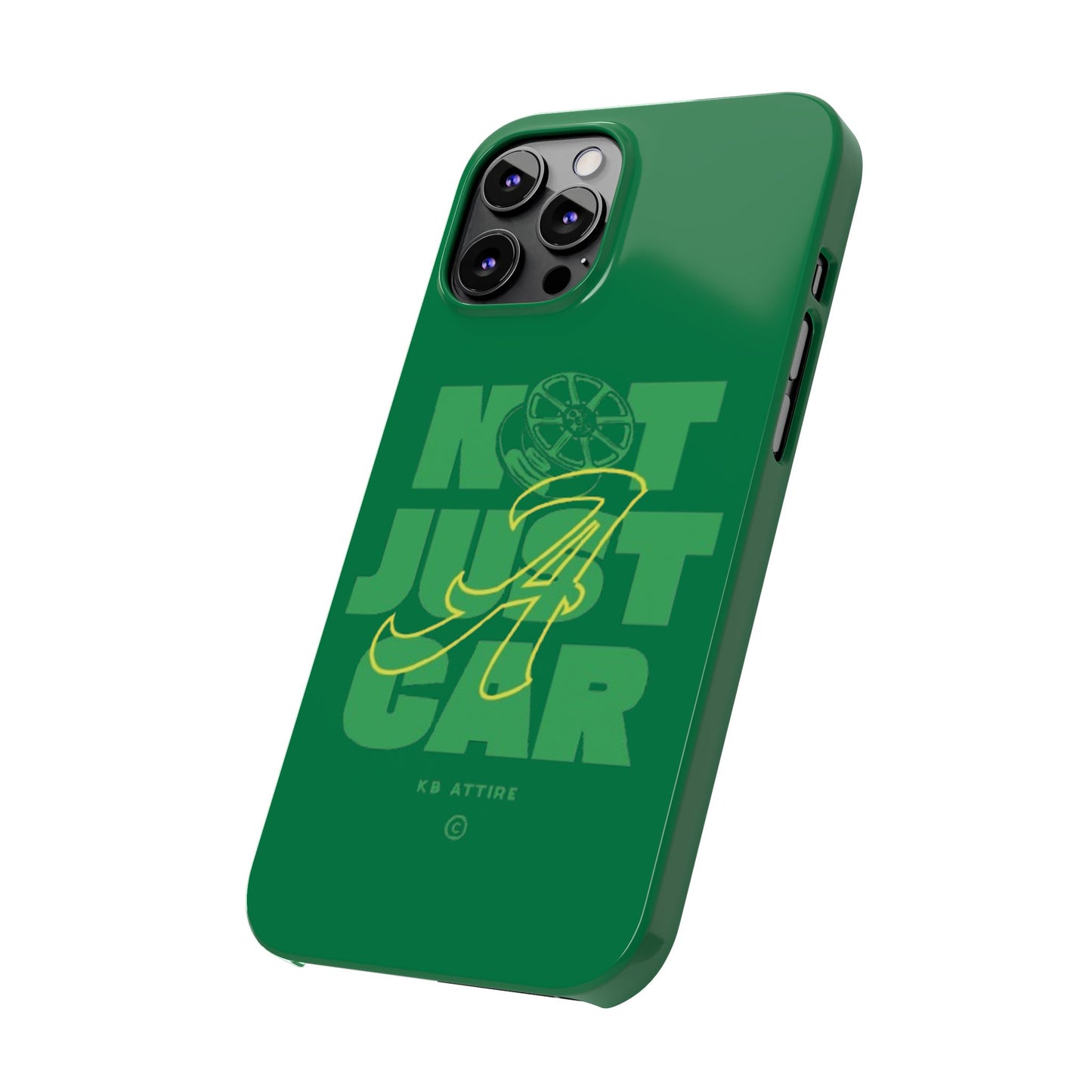 Not Just A Car Slim IPhone Cases (Green)