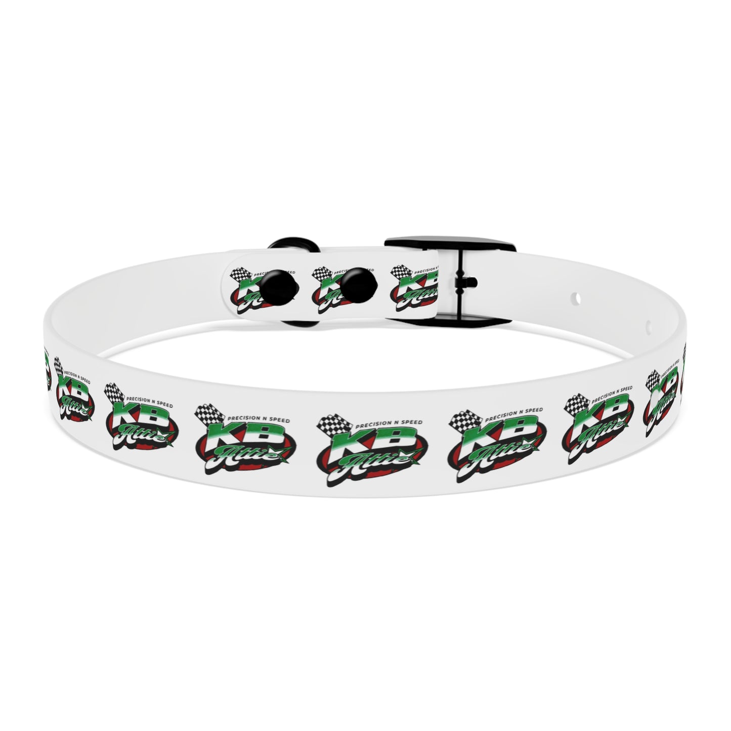 KB Attire Race-Themed Dog Collar