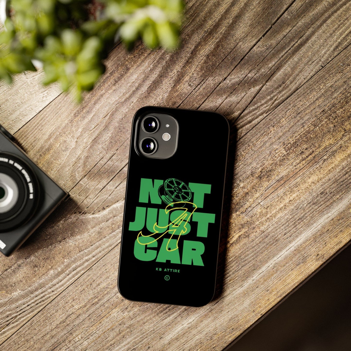Not Just A Car Slim IPhone Cases (Black)