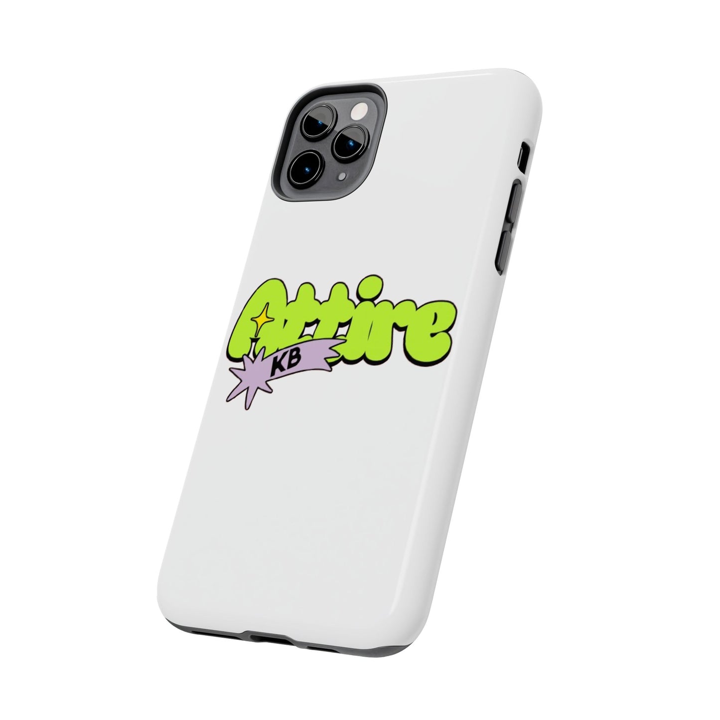 KB Attire Cartoon Phone Case (White)