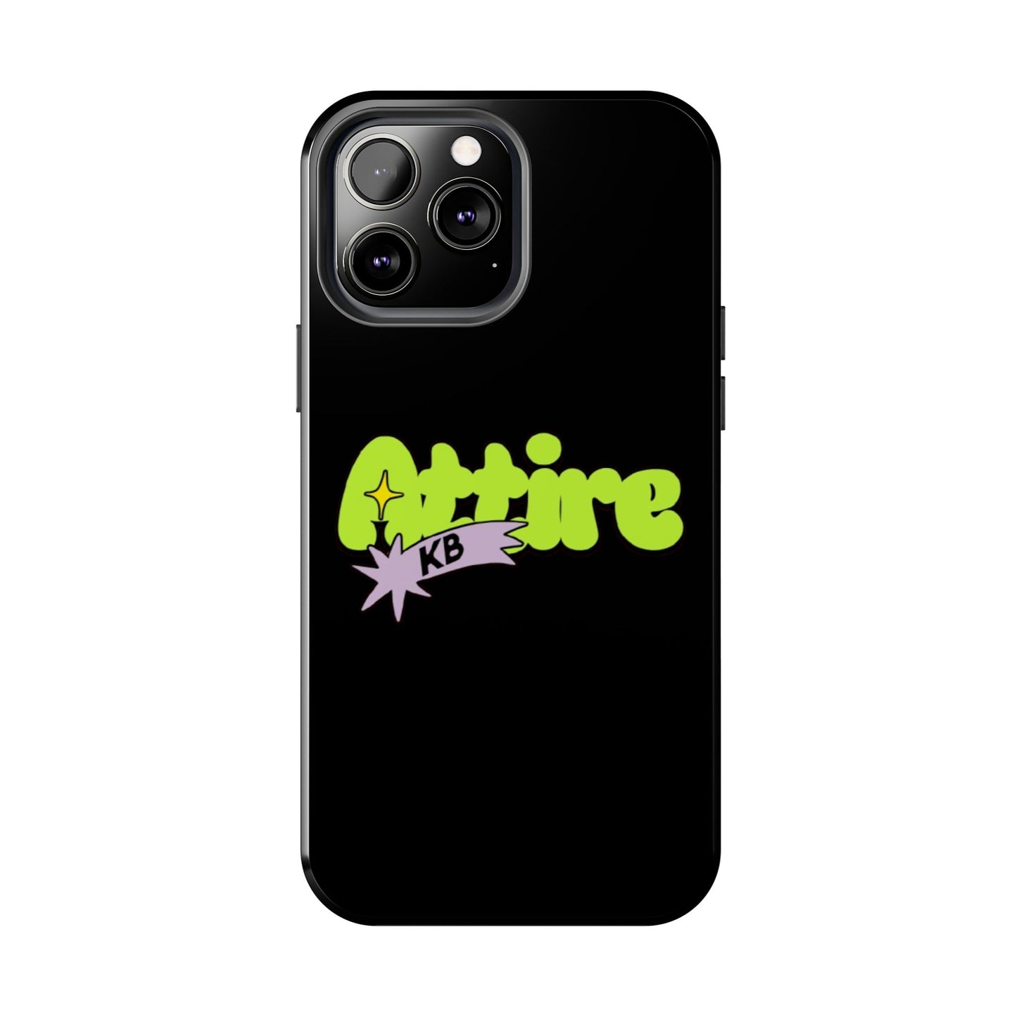 KB Attire Cartoon Phone Case (Black)