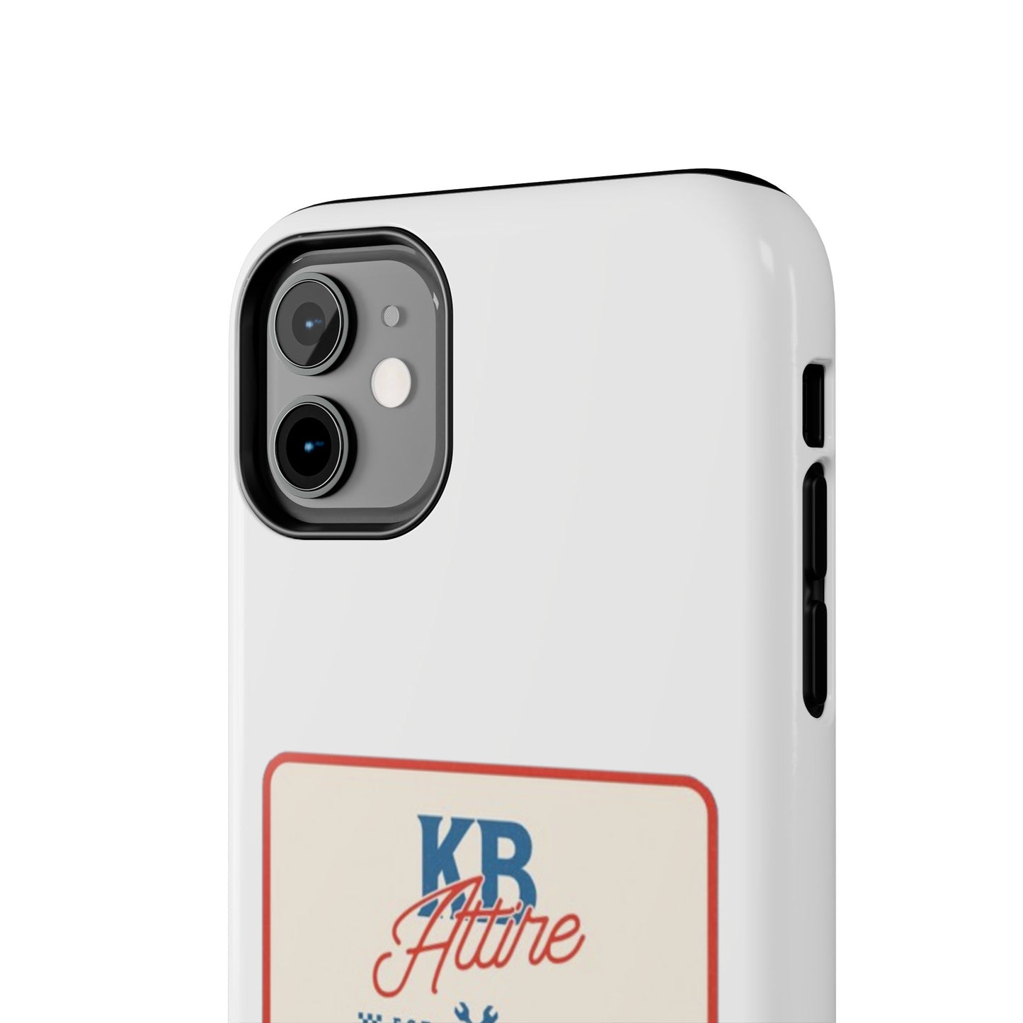 KB Attire 'The Patch' Phone Case (White)