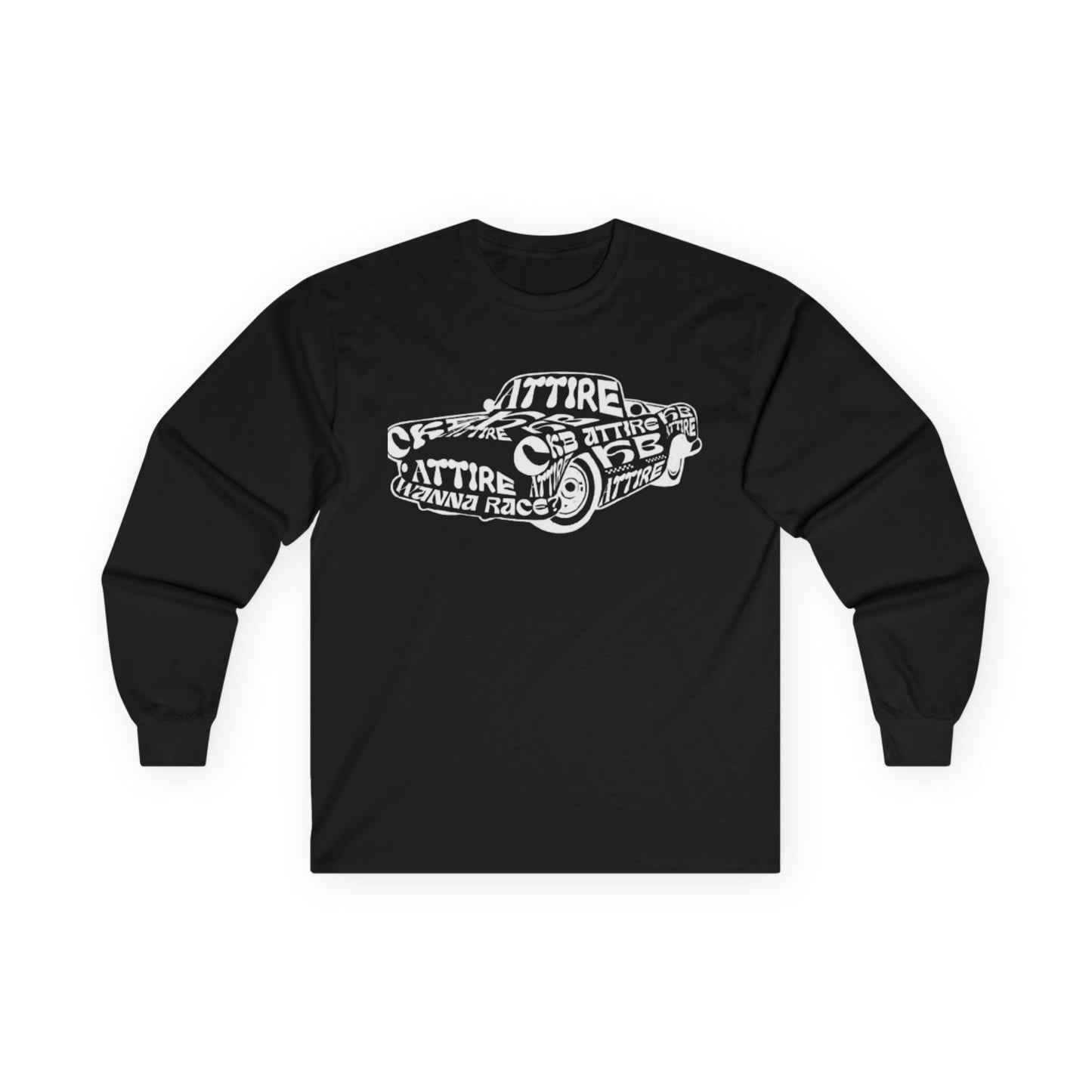 KB Attire 'Car' Logo Long Sleeve Tee