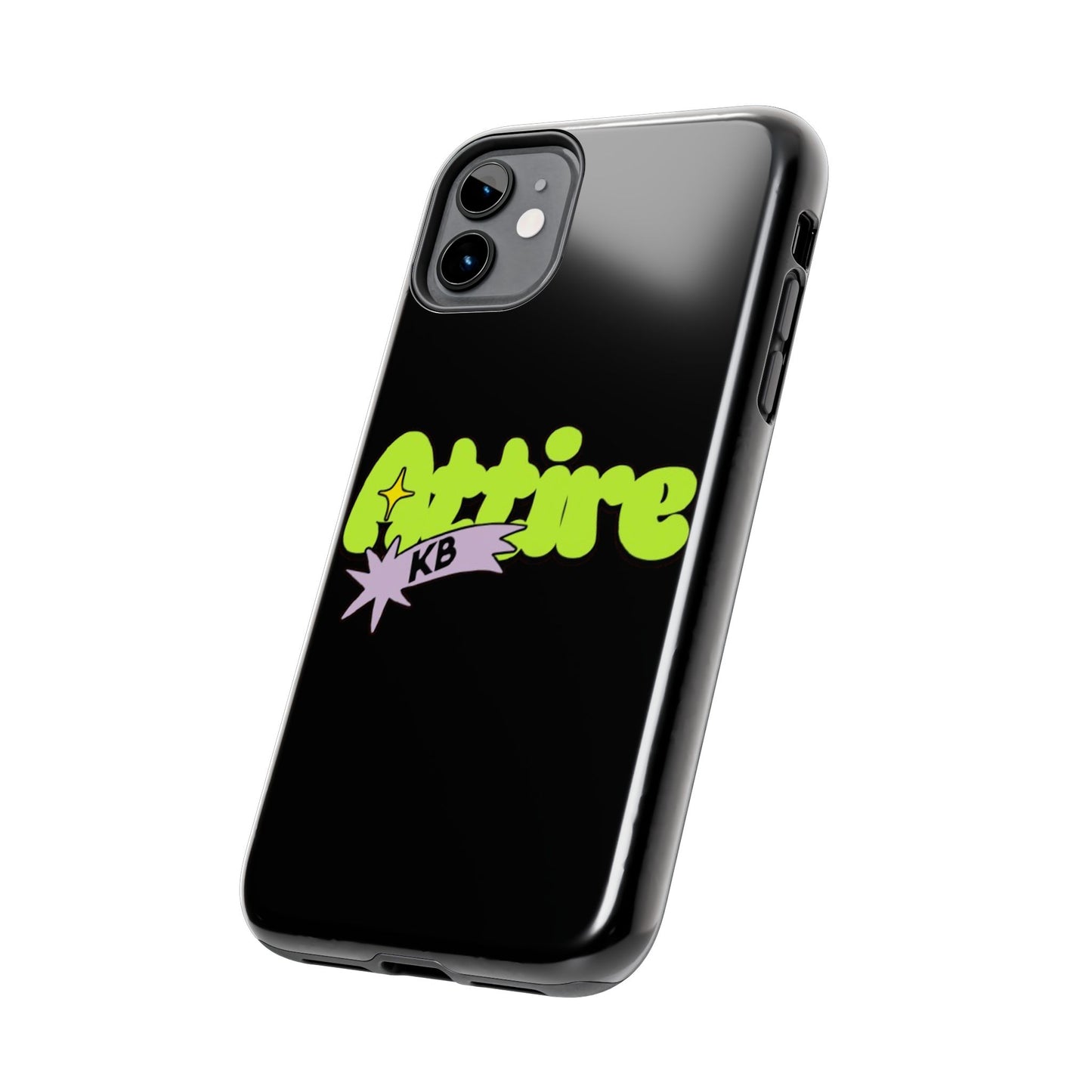 KB Attire Cartoon Phone Case (Black)