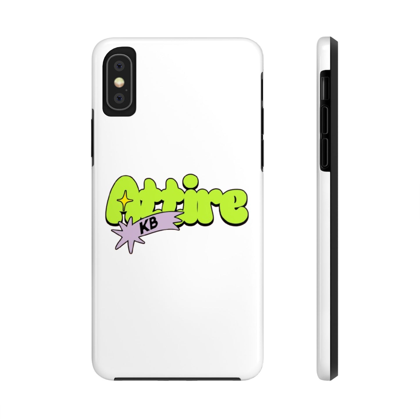 KB Attire Cartoon Phone Case (White)