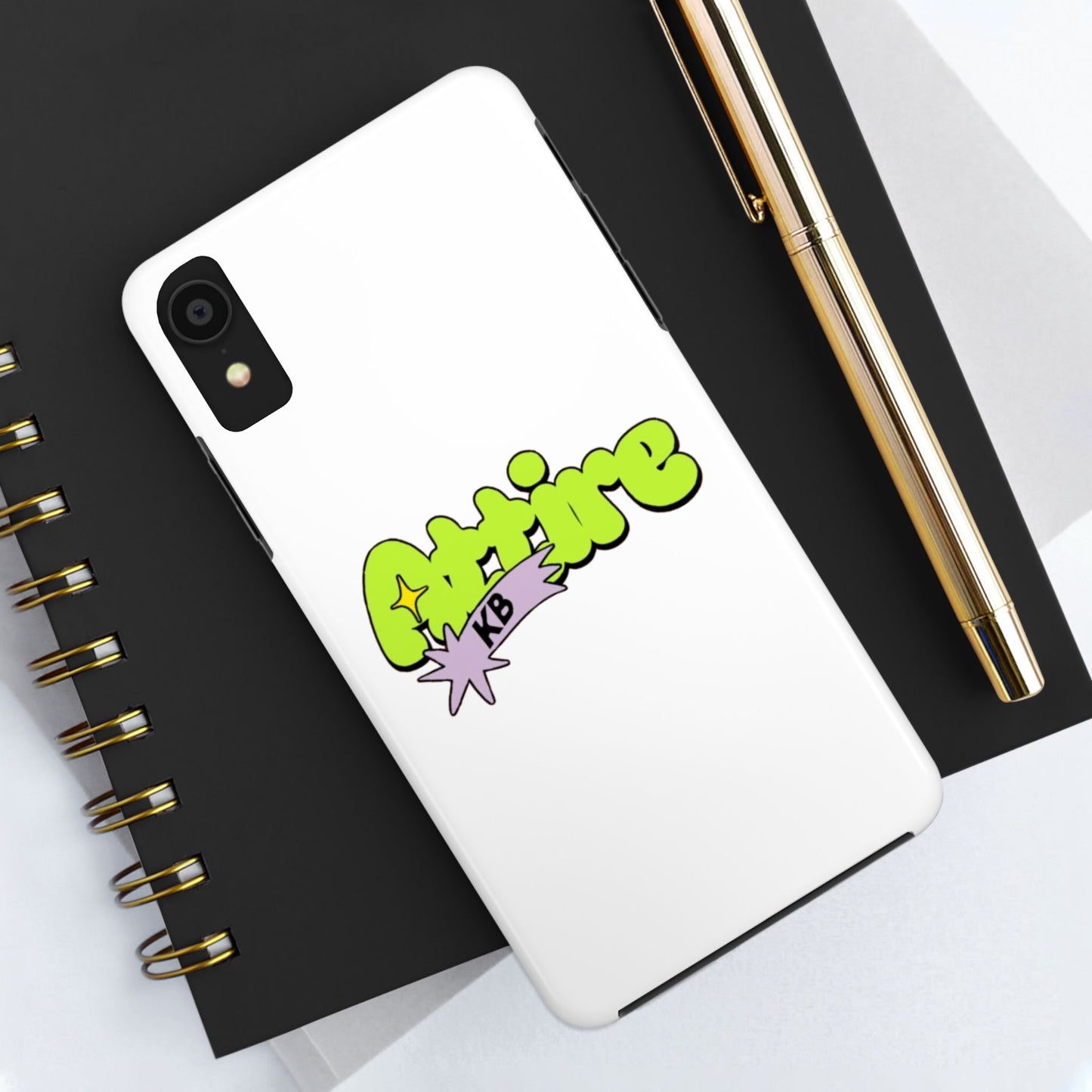KB Attire Cartoon Phone Case (White)