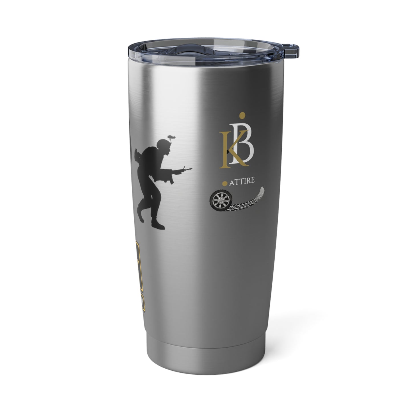 Custom KB Attire US Army Stainless Steel Vagabond 20oz Tumbler