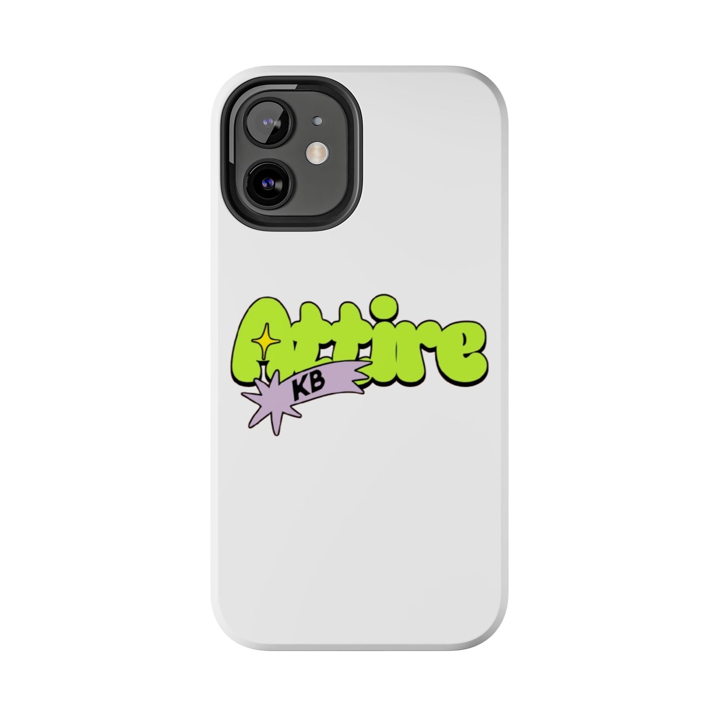 KB Attire Cartoon Phone Case (White)