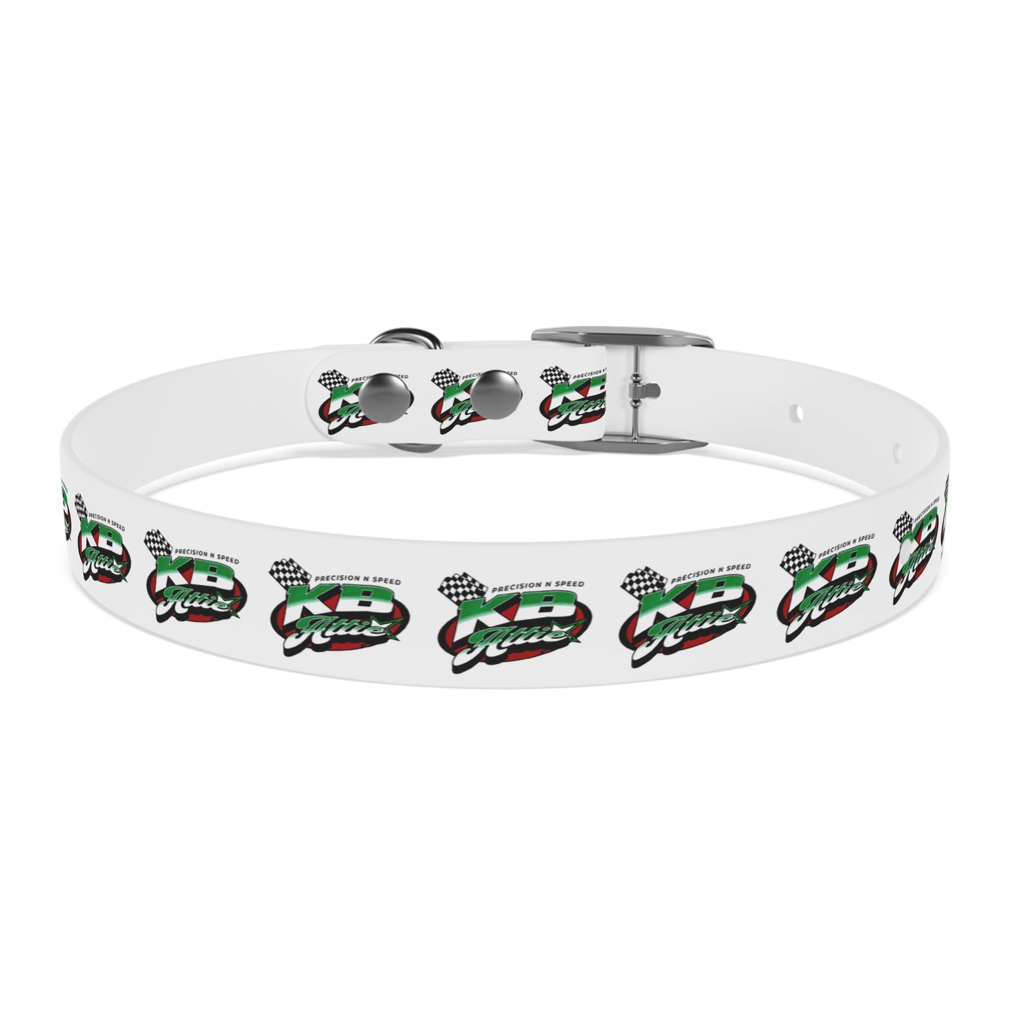 KB Attire Race-Themed Dog Collar