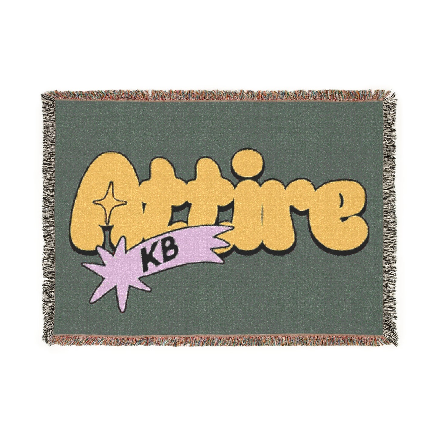 KB Attire "Cartoon" Logo Rug (Grey)