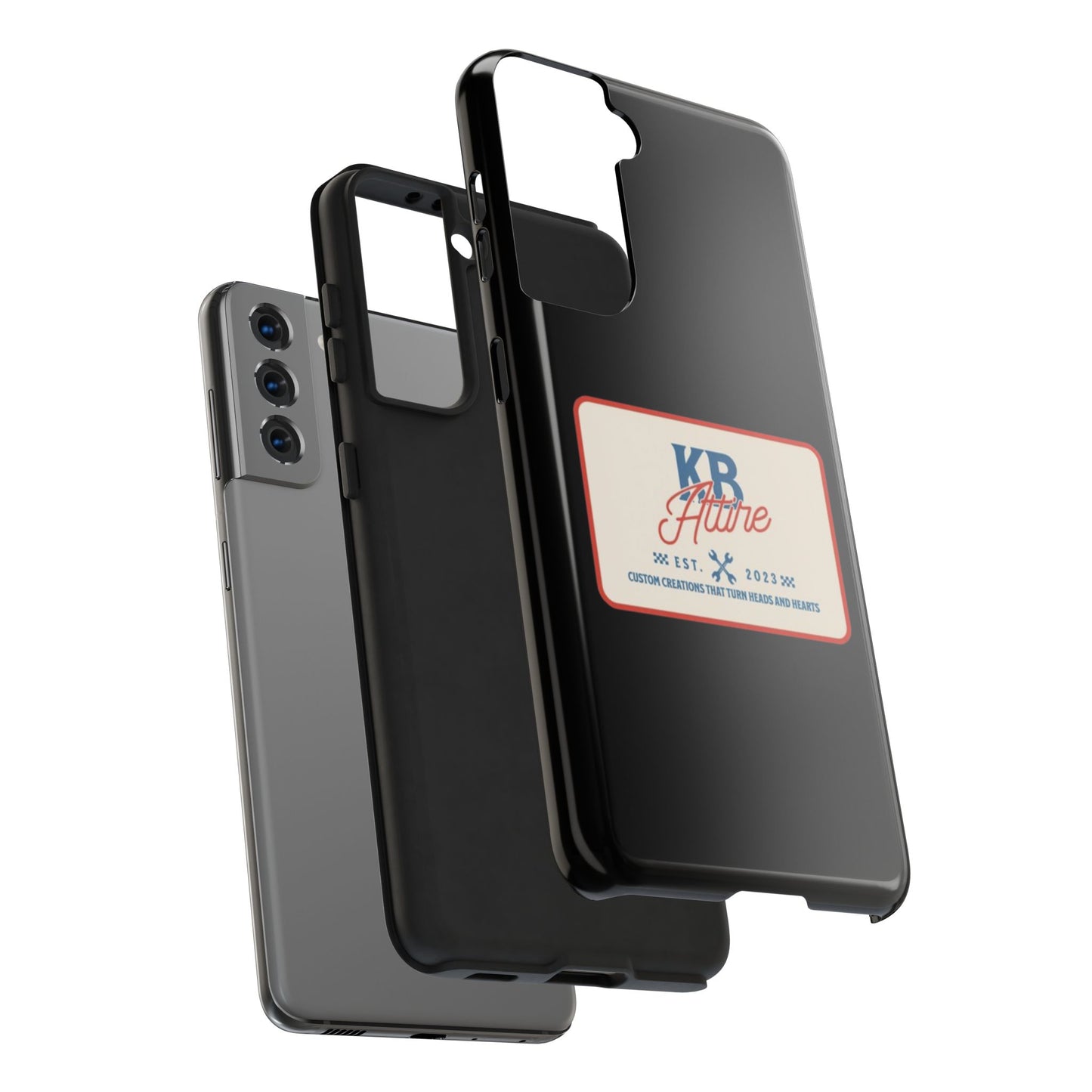 KB Attire 'The Patch' Phone Case (Black)