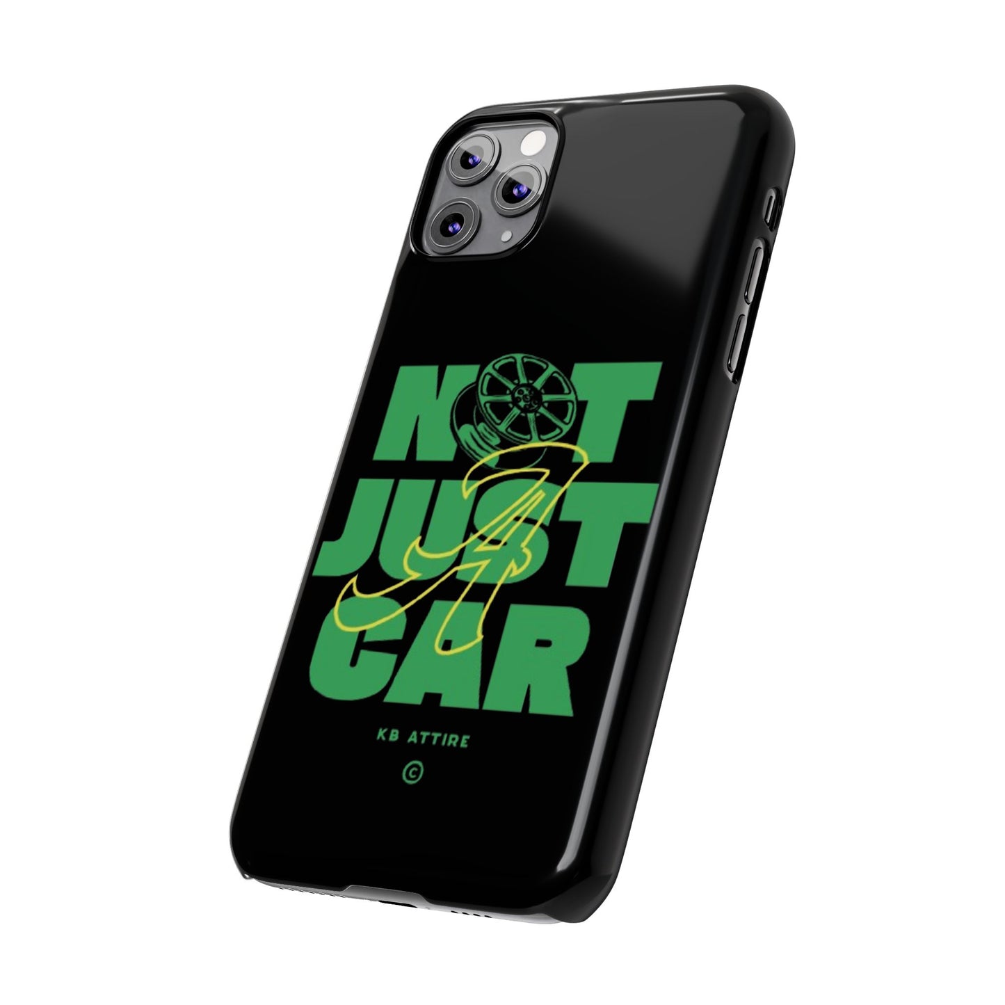 Not Just A Car Slim IPhone Cases (Black)