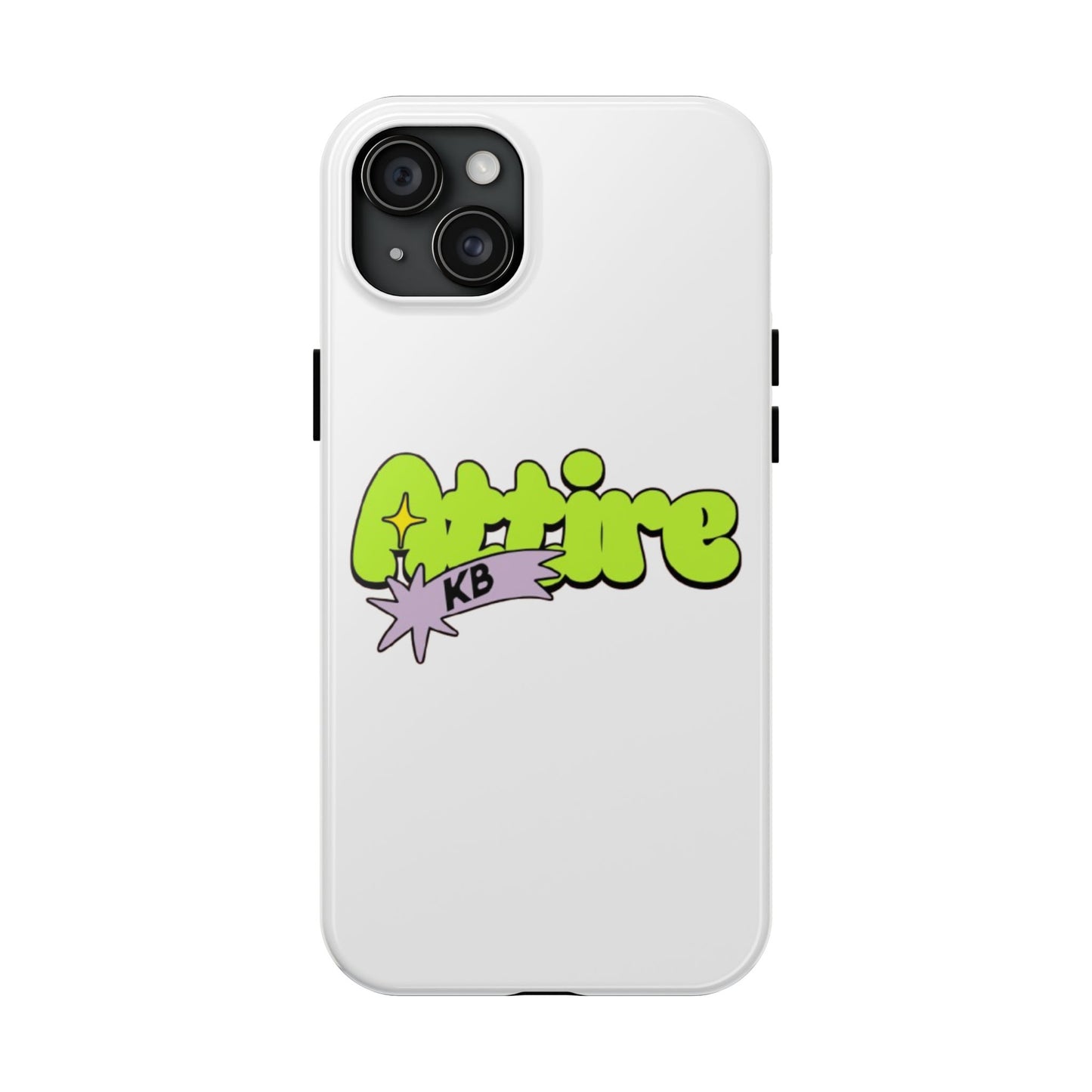 KB Attire Cartoon Phone Case (White)