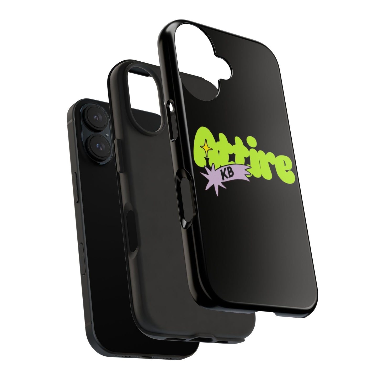 KB Attire Cartoon Phone Case (Black)