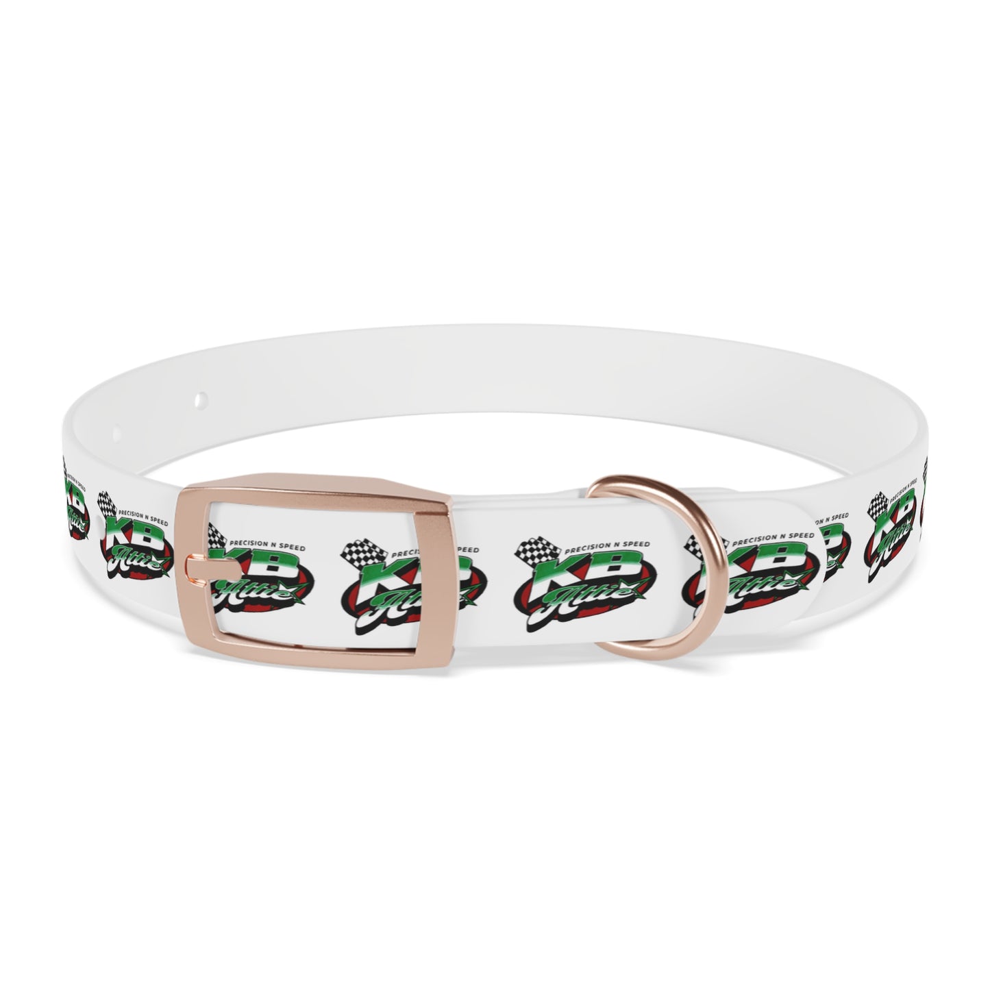 KB Attire Race-Themed Dog Collar