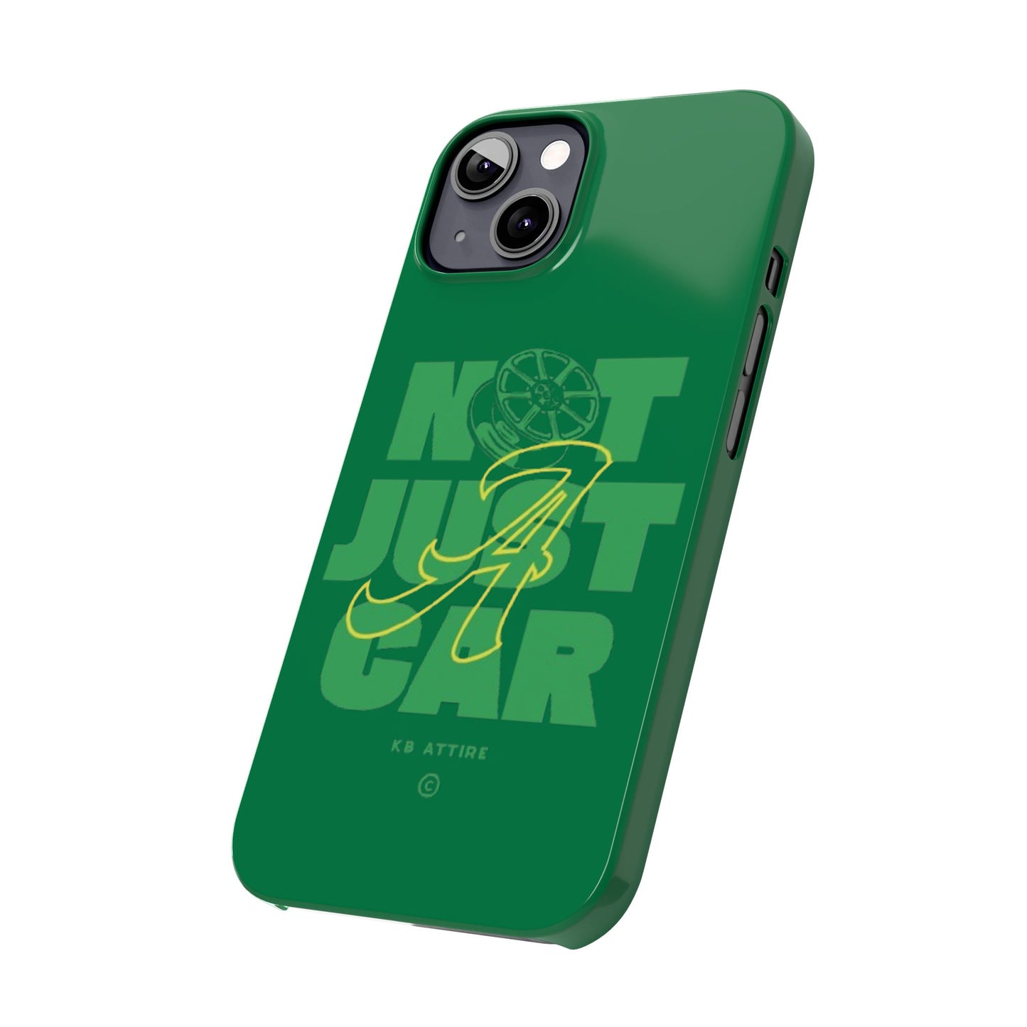 Not Just A Car Slim IPhone Cases (Green)